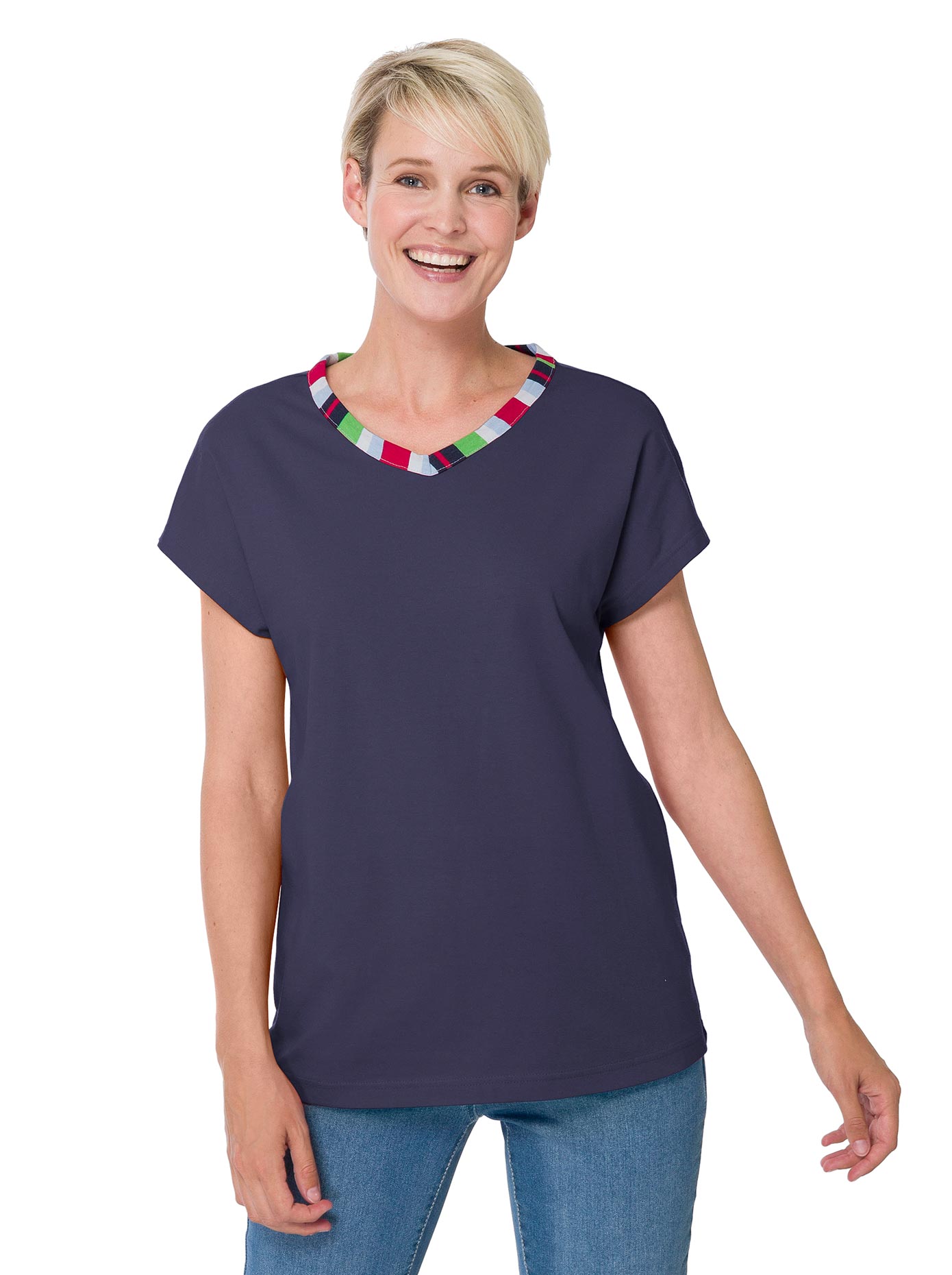 Classic Basics Kurzarmshirt »V-Shirt«, (1 tlg.) von Classic Basics