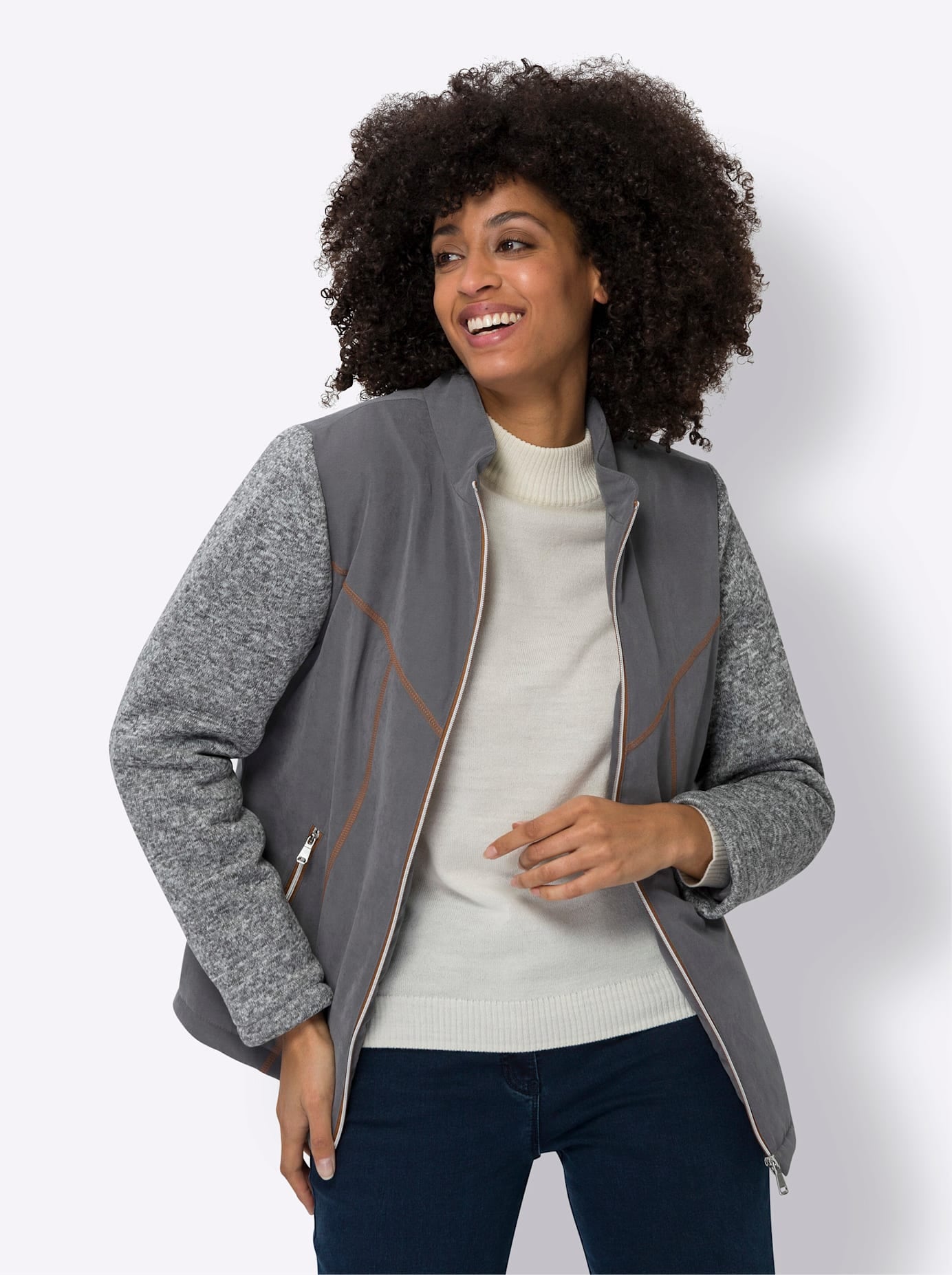 Classic Basics Langjacke, ohne Kapuze von Classic Basics