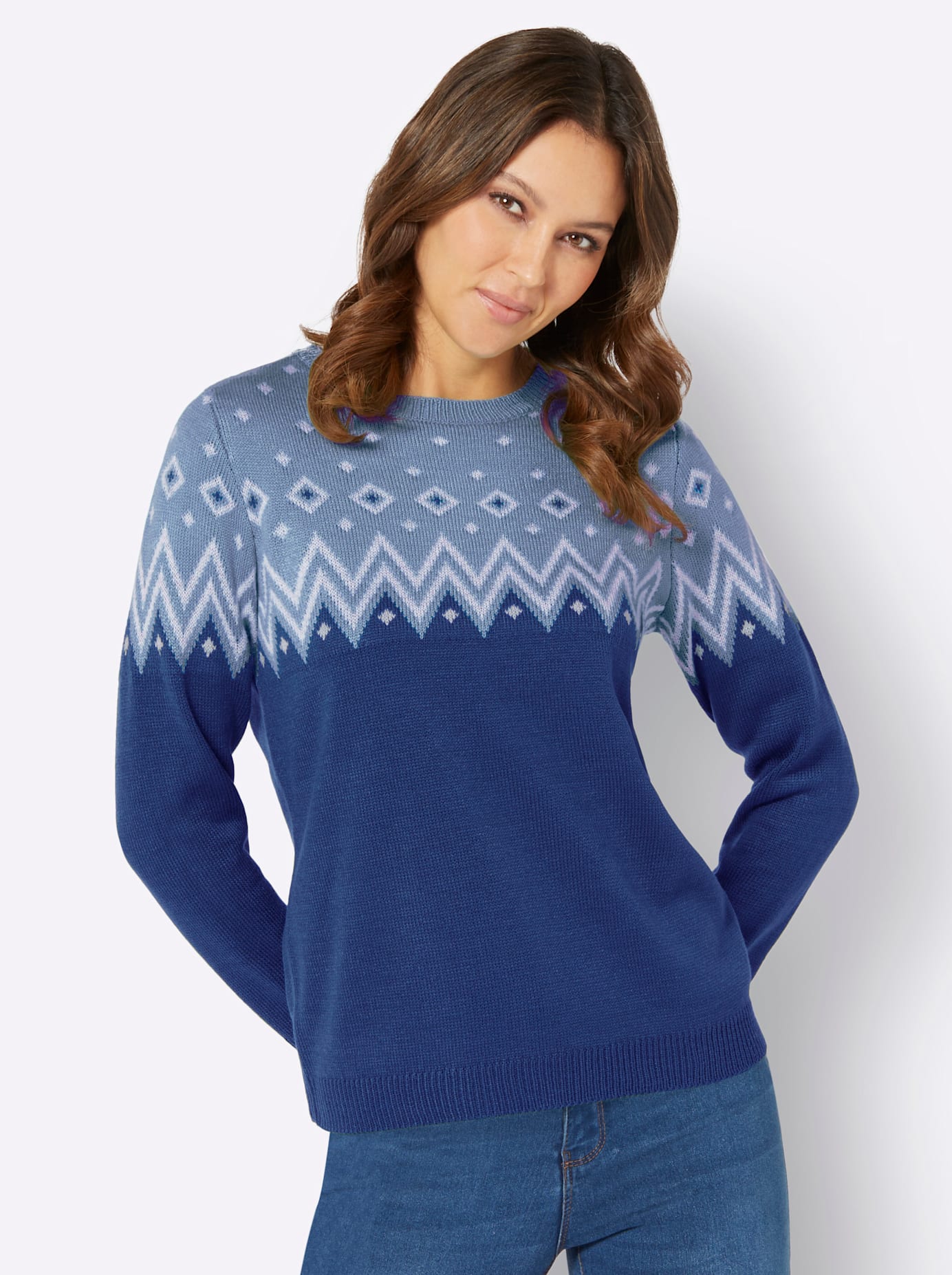 Classic Basics Norwegerpullover »Langarm-Pullover« Classic Basics Norwegerpullover »Langarm-Pullover« von Classic Basics
