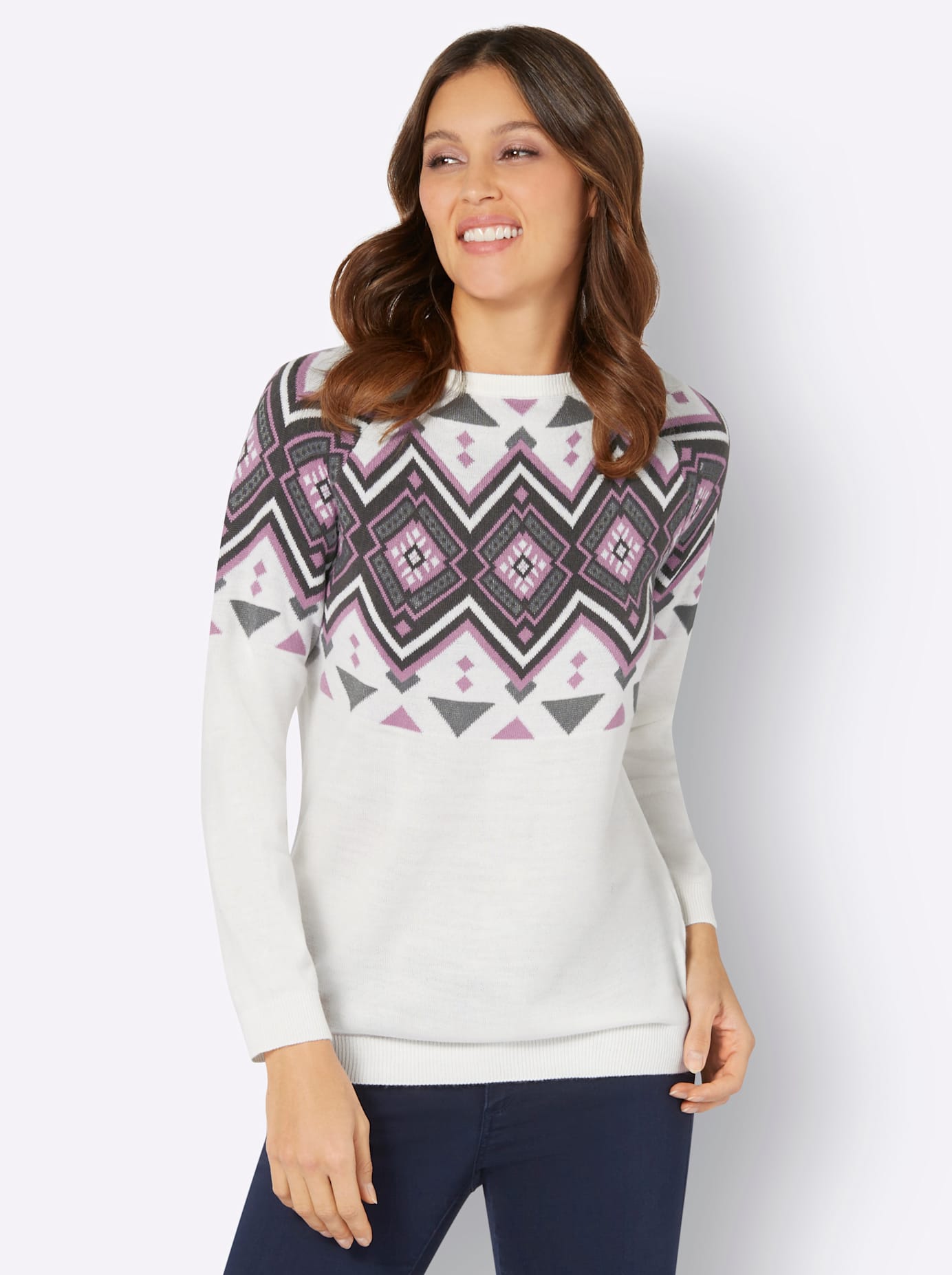 Classic Basics Norwegerpullover »Rundhals-Pullover« Classic Basics Norwegerpullover »Rundhals-Pullover« von Classic Basics
