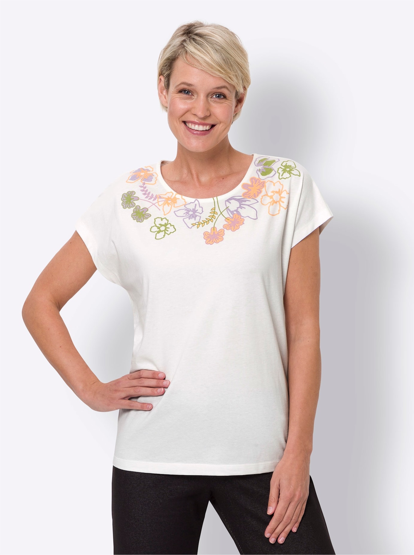 Classic Basics Rundhalsshirt »Kurzarm-Shirt«, (1 tlg.) Classic Basics Rundhalsshirt »Kurzarm-Shirt«, (1 tlg.) von Classic Basics