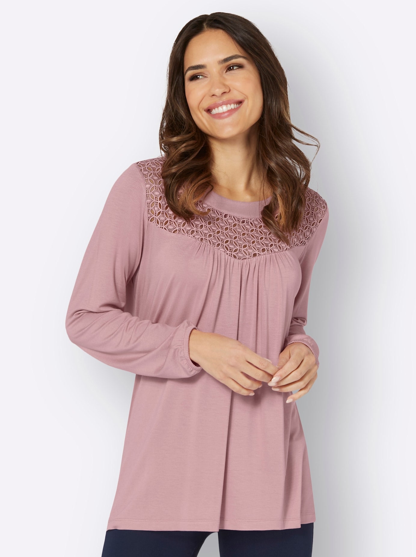 Classic Basics Spitzenshirt »Langarm-Shirt«, (1 tlg.) von Classic Basics