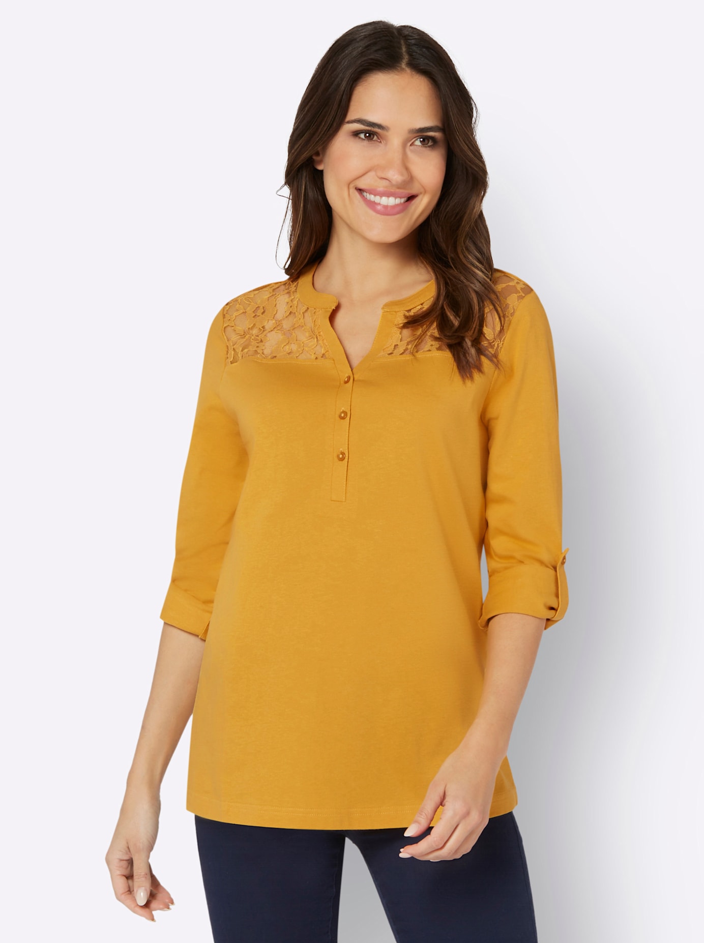 Classic Basics Spitzenshirt »Langarm-Shirt«, (1 tlg.) Classic Basics Spitzenshirt »Langarm-Shirt«, (1 tlg.) von Classic Basics