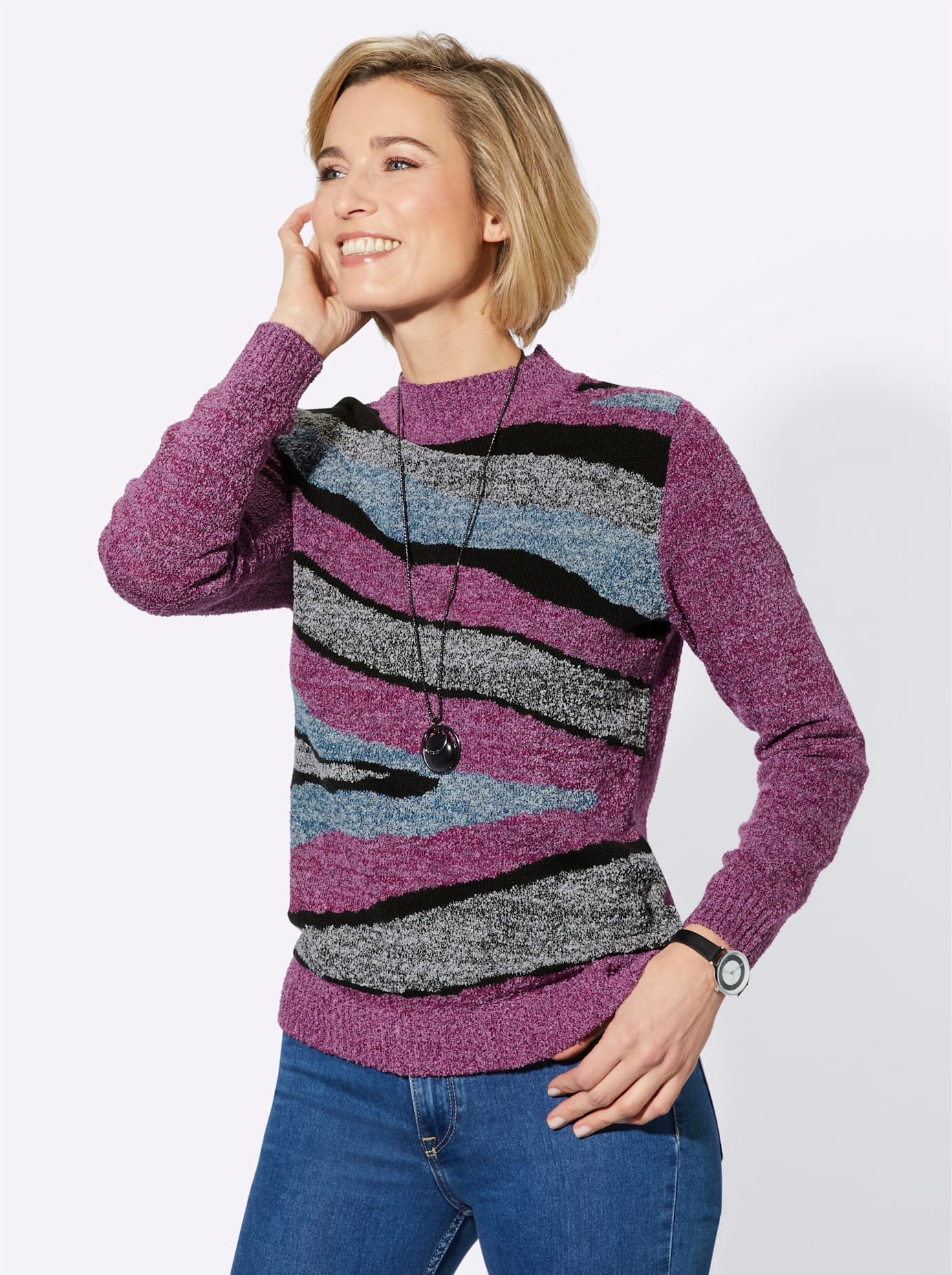 Classic Basics Stehkragenpullover »Pullover« von Classic Basics