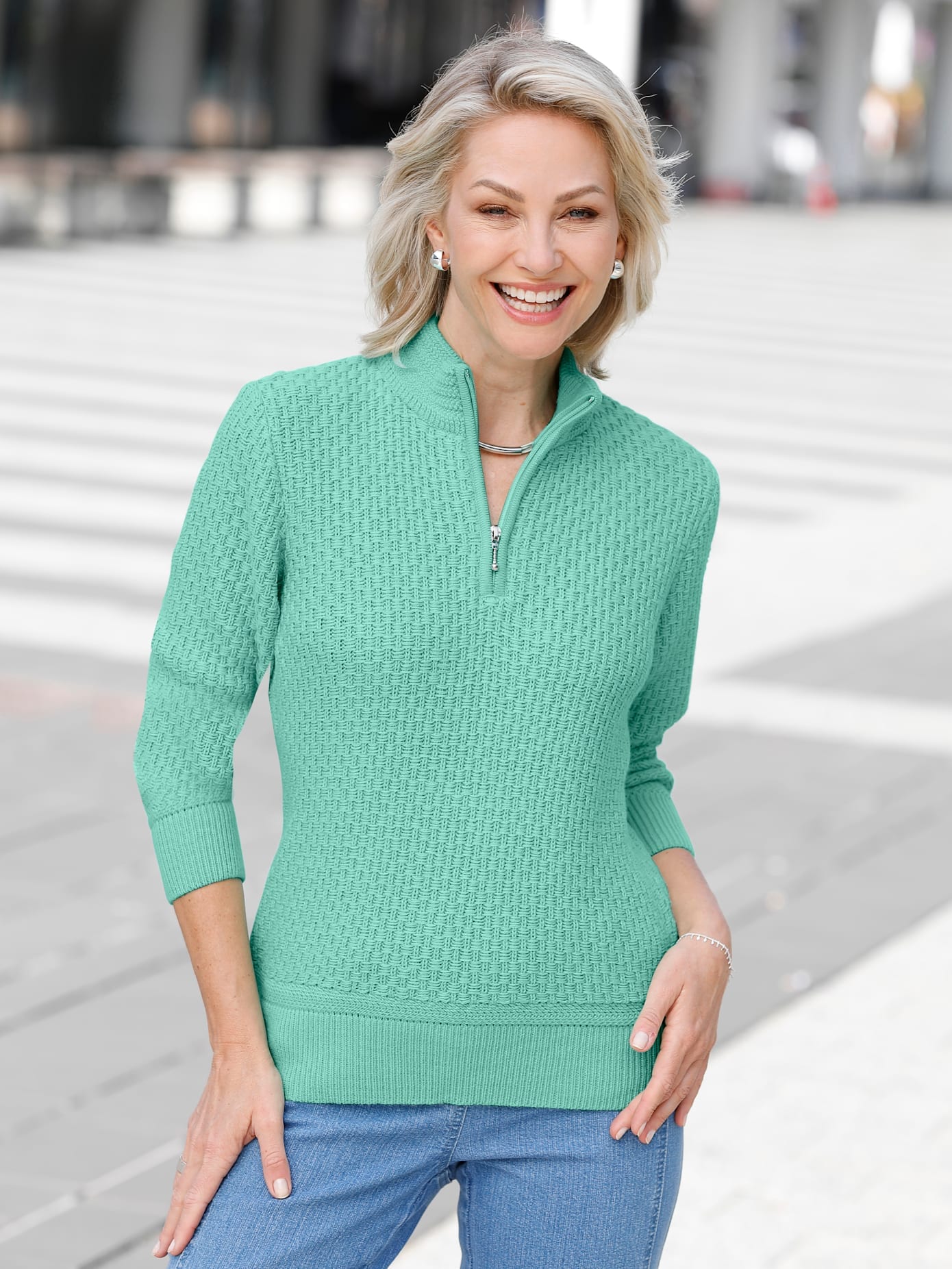 Classic Basics Stehkragenpullover »Pullover« Classic Basics Stehkragenpullover »Pullover« von Classic Basics