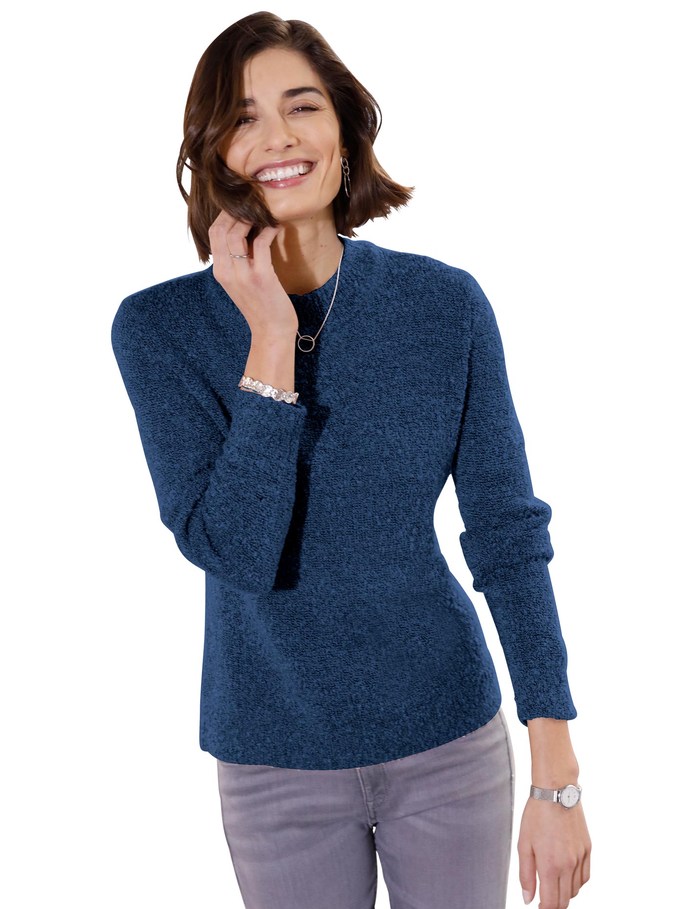 Classic Basics Stehkragenpullover »Pullover« von Classic Basics