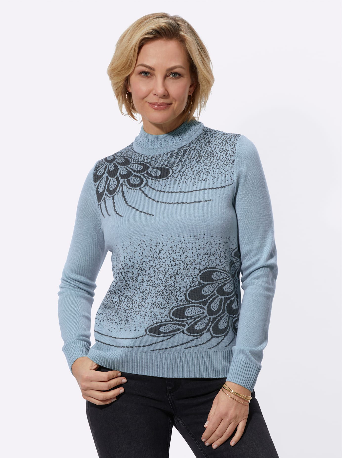 Classic Basics Stehkragenpullover »Pullover« von Classic Basics