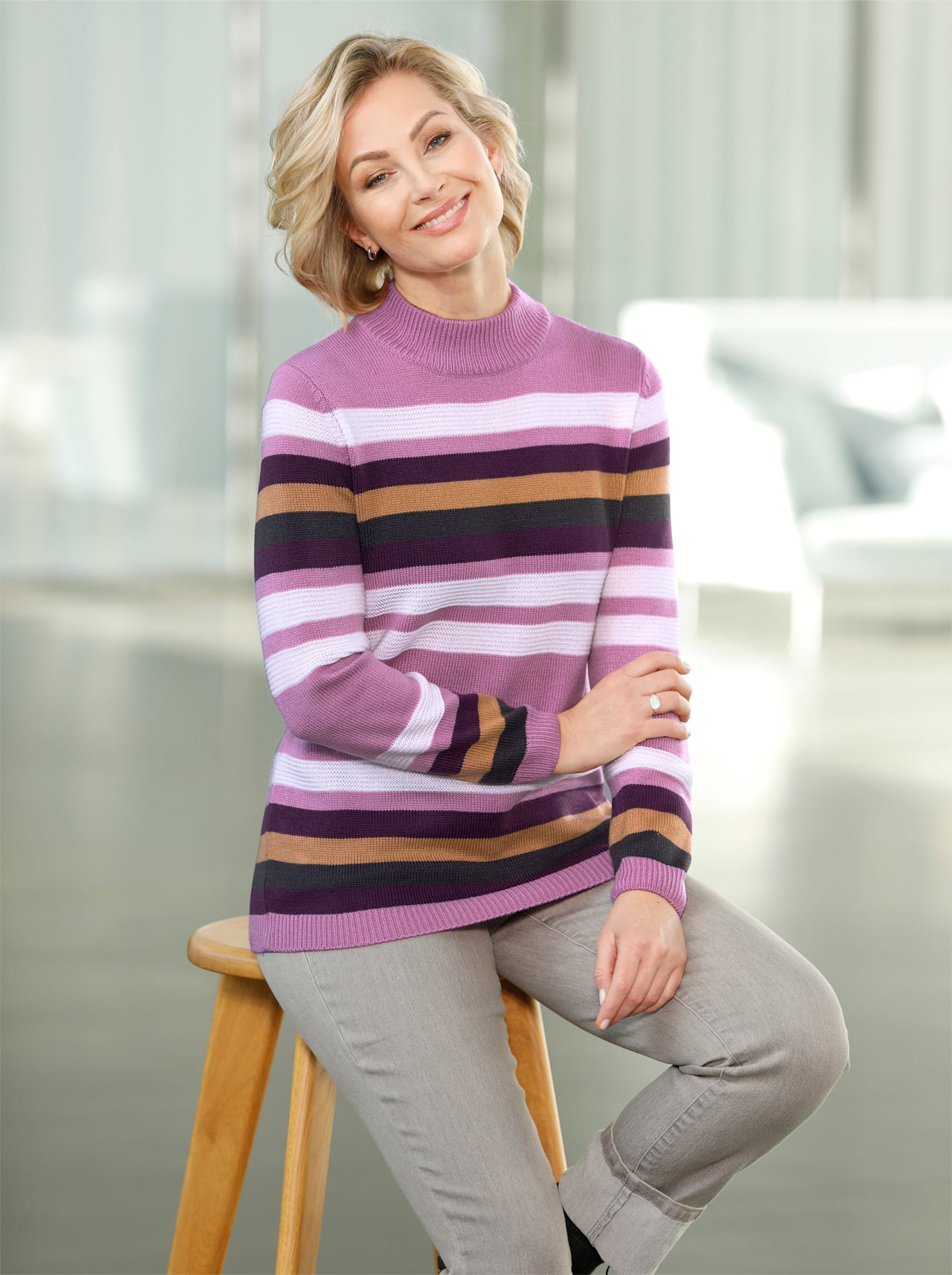 Classic Basics Stehkragenpullover »Pullover« Classic Basics Stehkragenpullover »Pullover« von Classic Basics