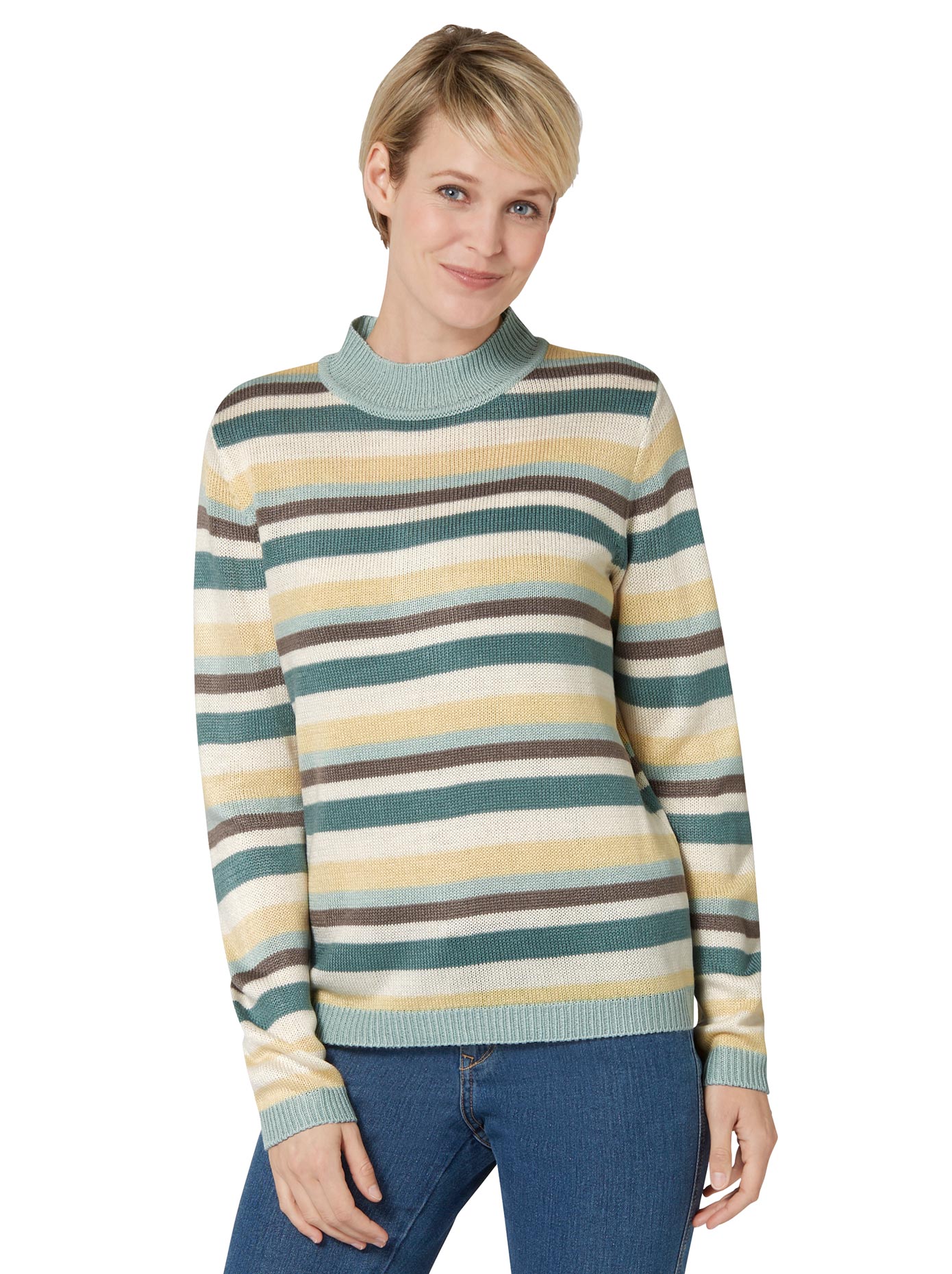 Classic Basics Stehkragenpullover »Pullover« von Classic Basics