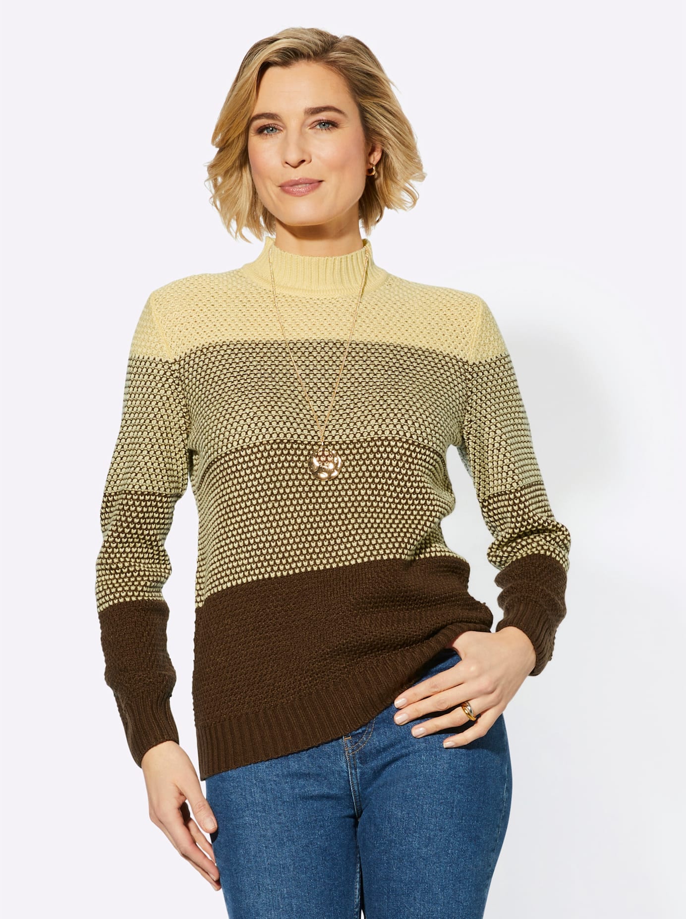 Classic Basics Stehkragenpullover »Pullover« von Classic Basics