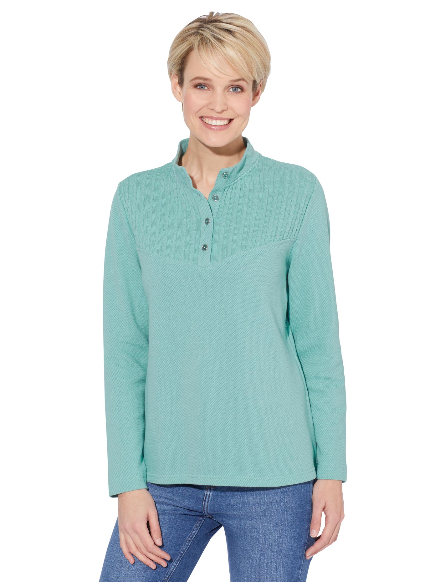 Classic Basics Stehkragenshirt »Shirt«, (1 tlg.) von Classic Basics