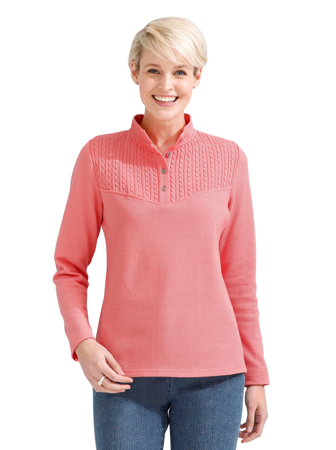 Classic Basics Stehkragenshirt »Shirt«, (1 tlg.) von Classic Basics