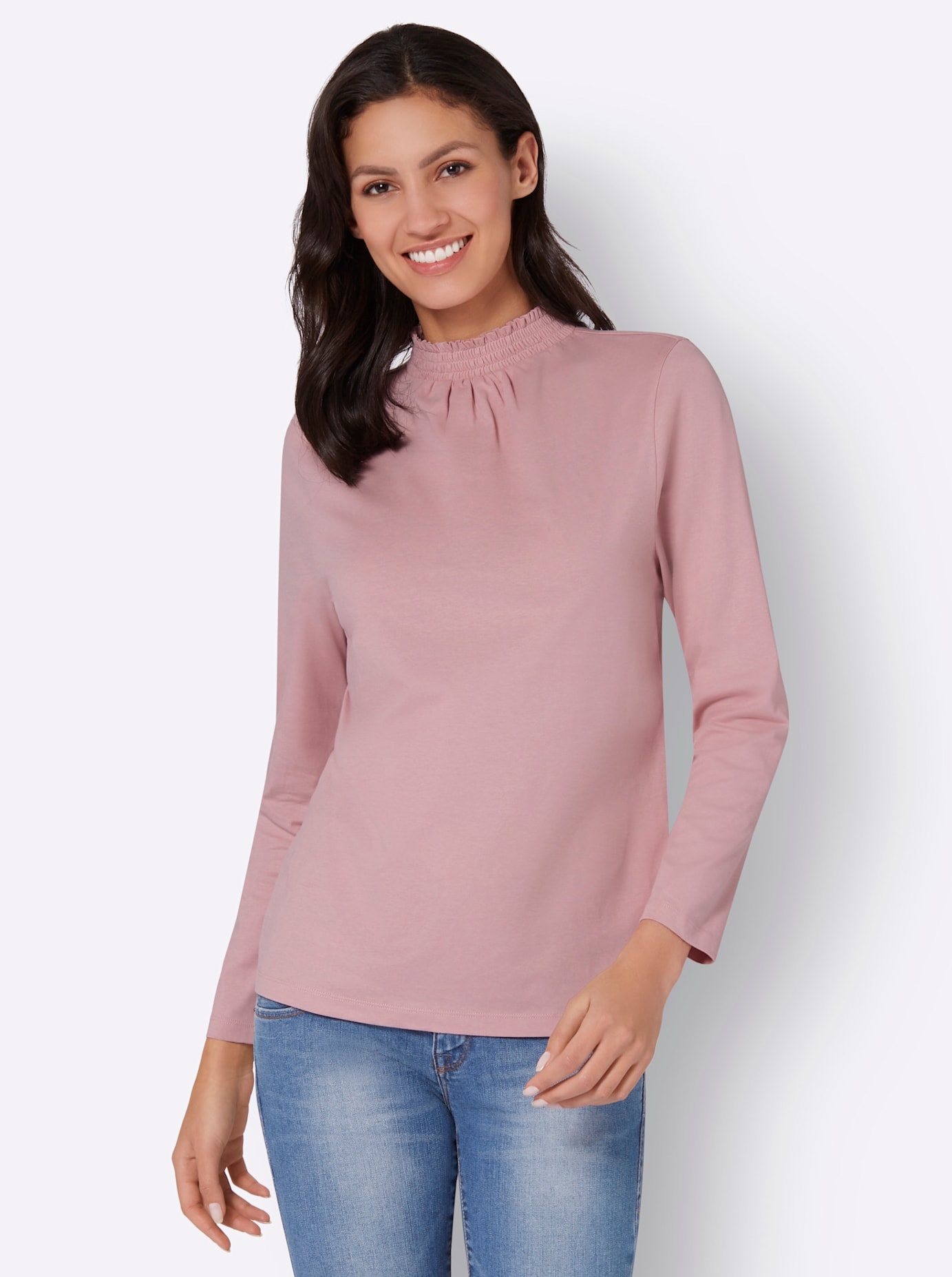 Classic Basics Stehkragenshirt »Stehkragen-Shirt«, (1 tlg.) von Classic Basics