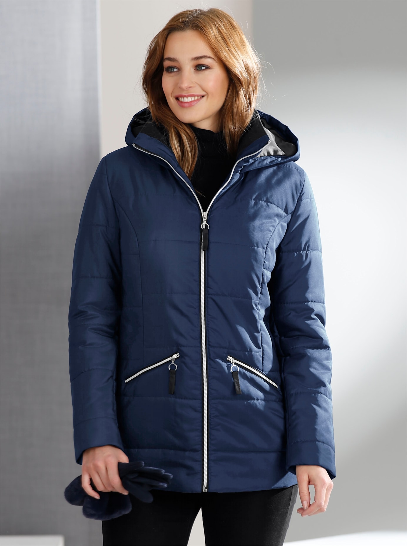 Classic Basics Steppjacke, mit Kapuze von Classic Basics