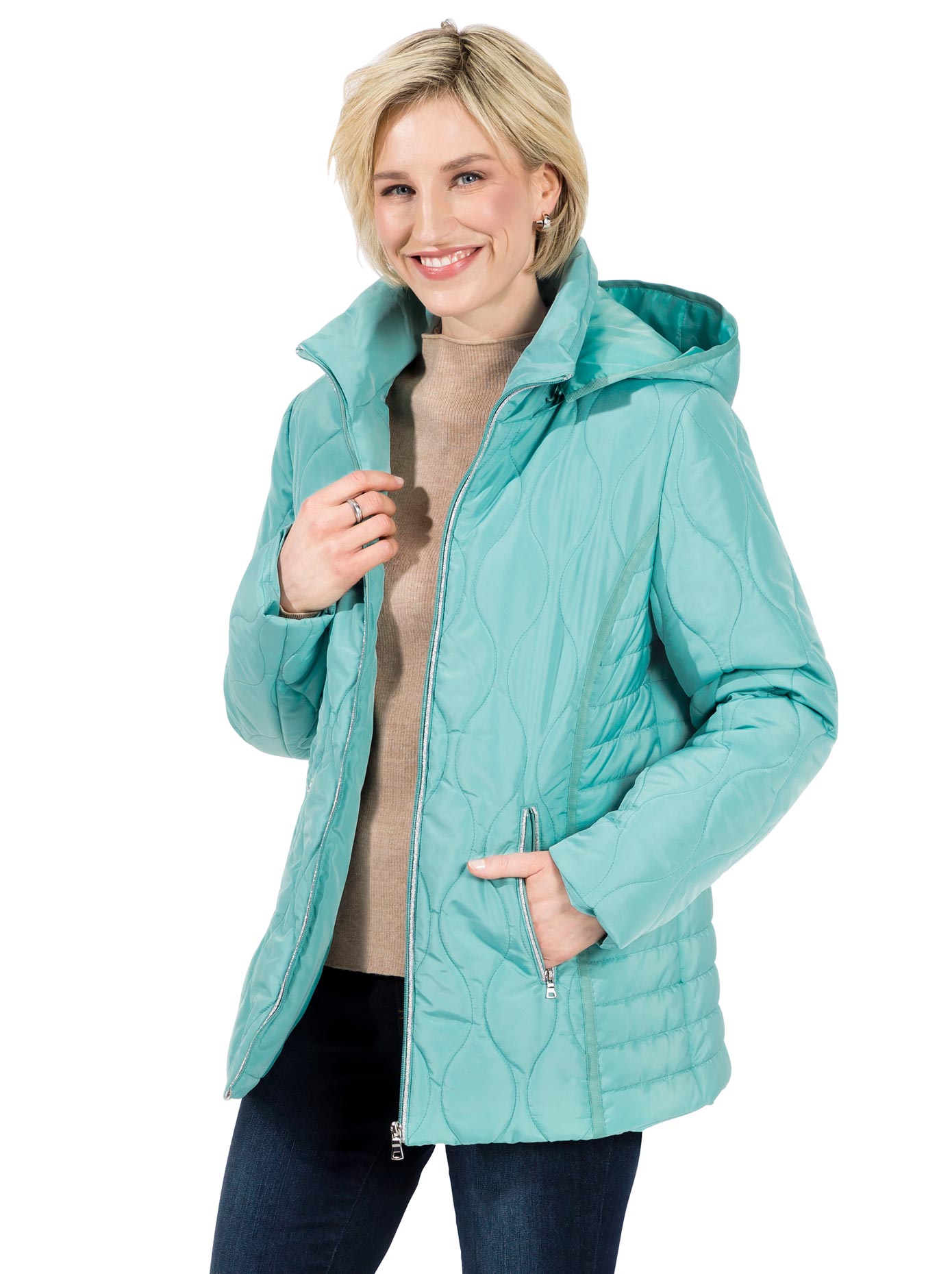 Classic Basics Steppjacke, mit Kapuze von Classic Basics