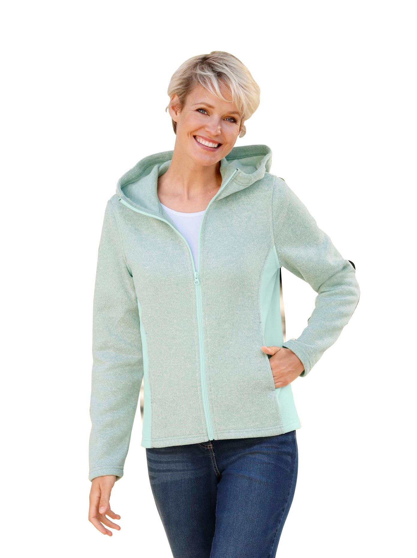 Classic Basics Strickfleecejacke von Classic Basics