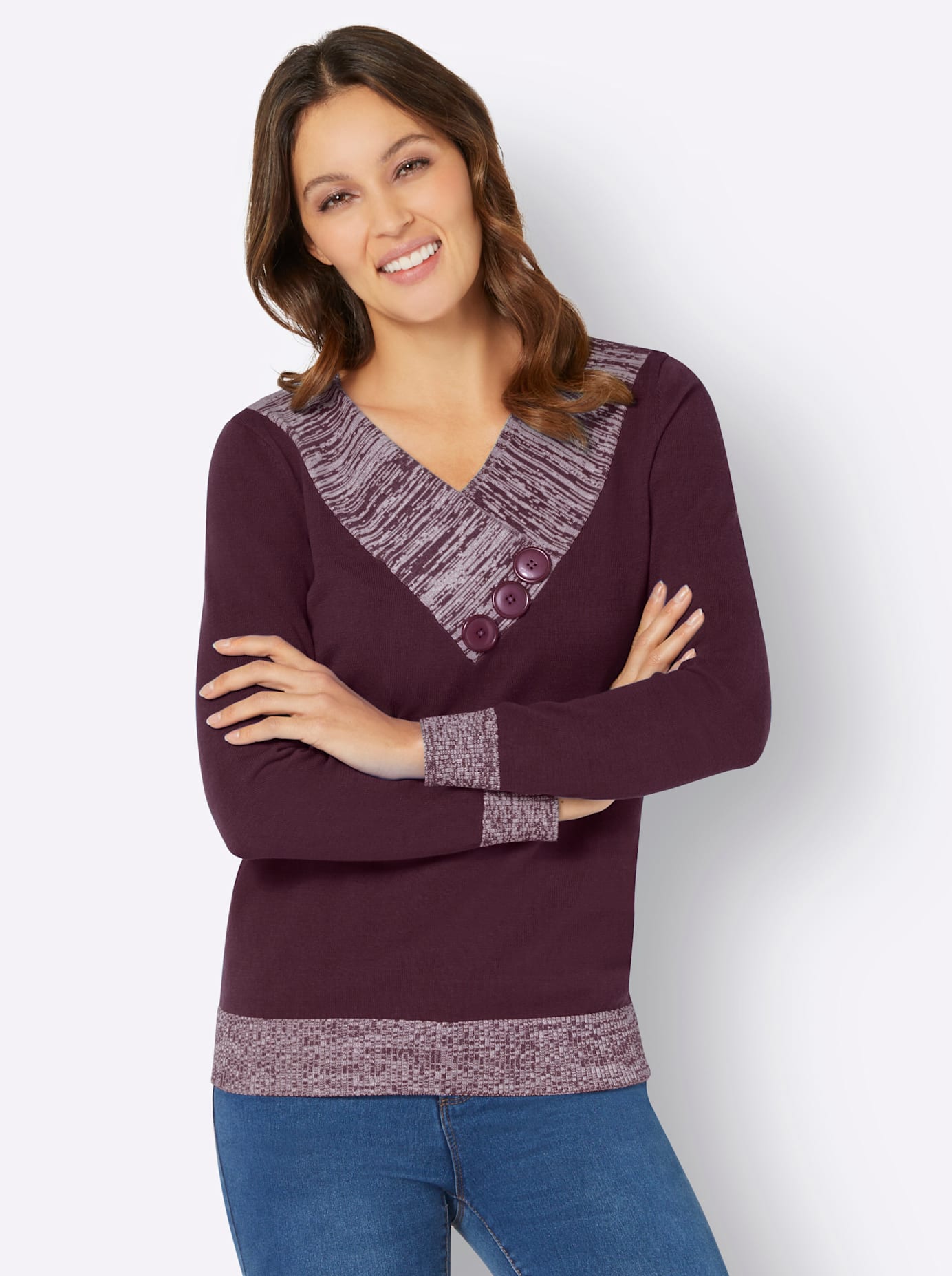 Classic Basics Strickpullover »Langarm-Pullover« von Classic Basics