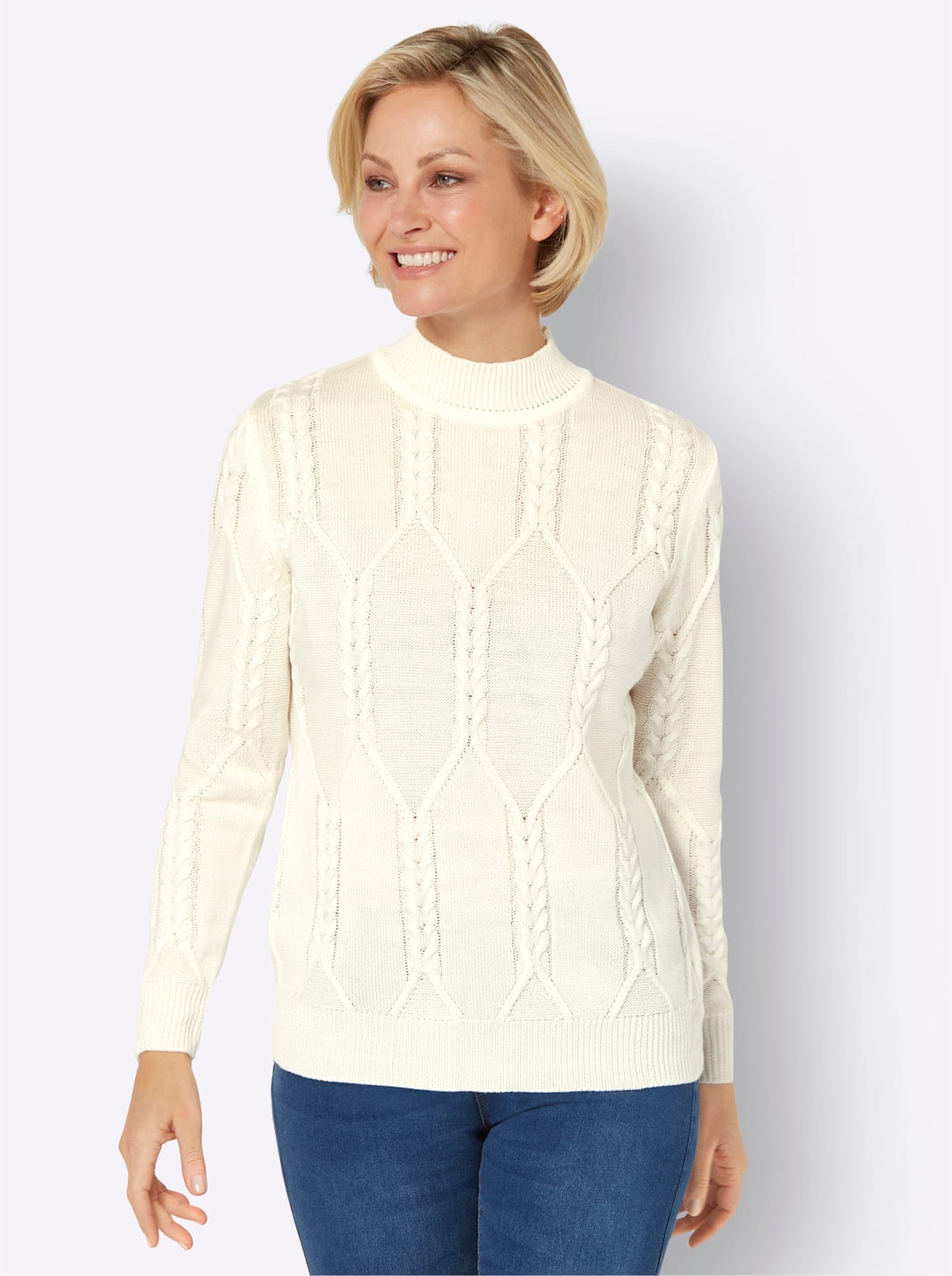 Classic Basics Strickpullover »Stehkragen-Pullover« von Classic Basics