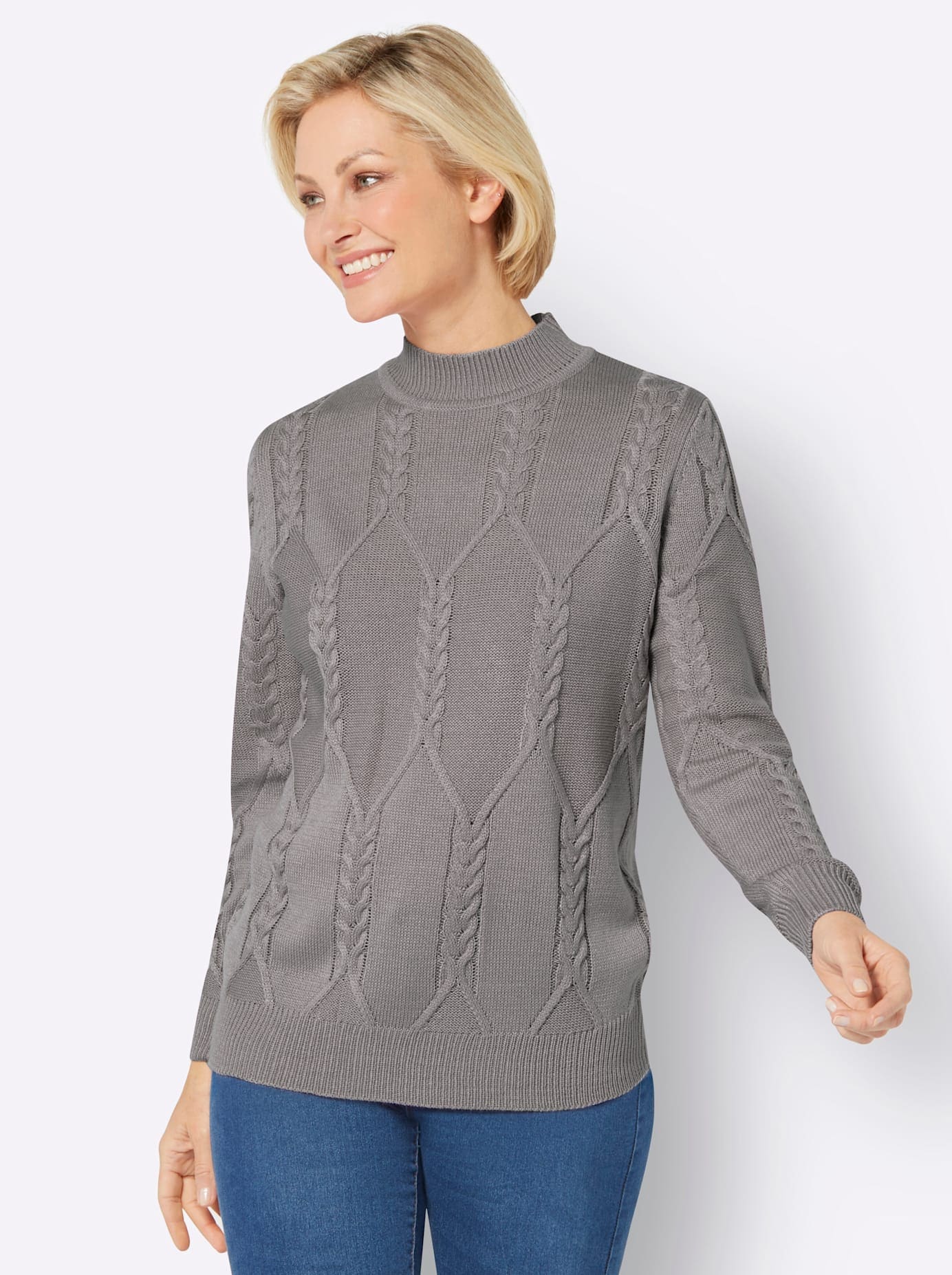 Classic Basics Strickpullover »Stehkragen-Pullover« von Classic Basics