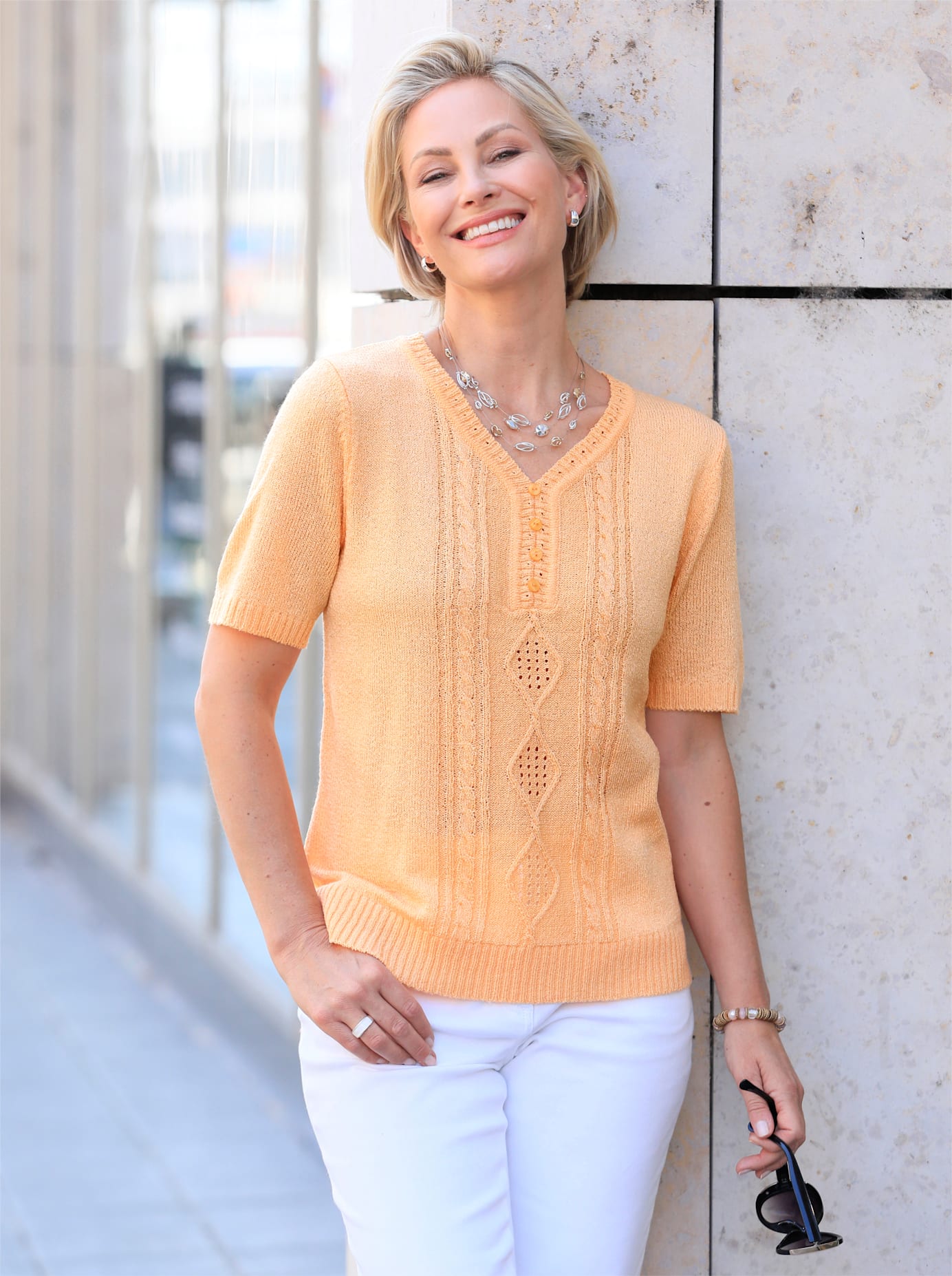 Classic Basics V-Ausschnitt-Pullover »Pullover« Classic Basics V-Ausschnitt-Pullover »Pullover« von Classic Basics