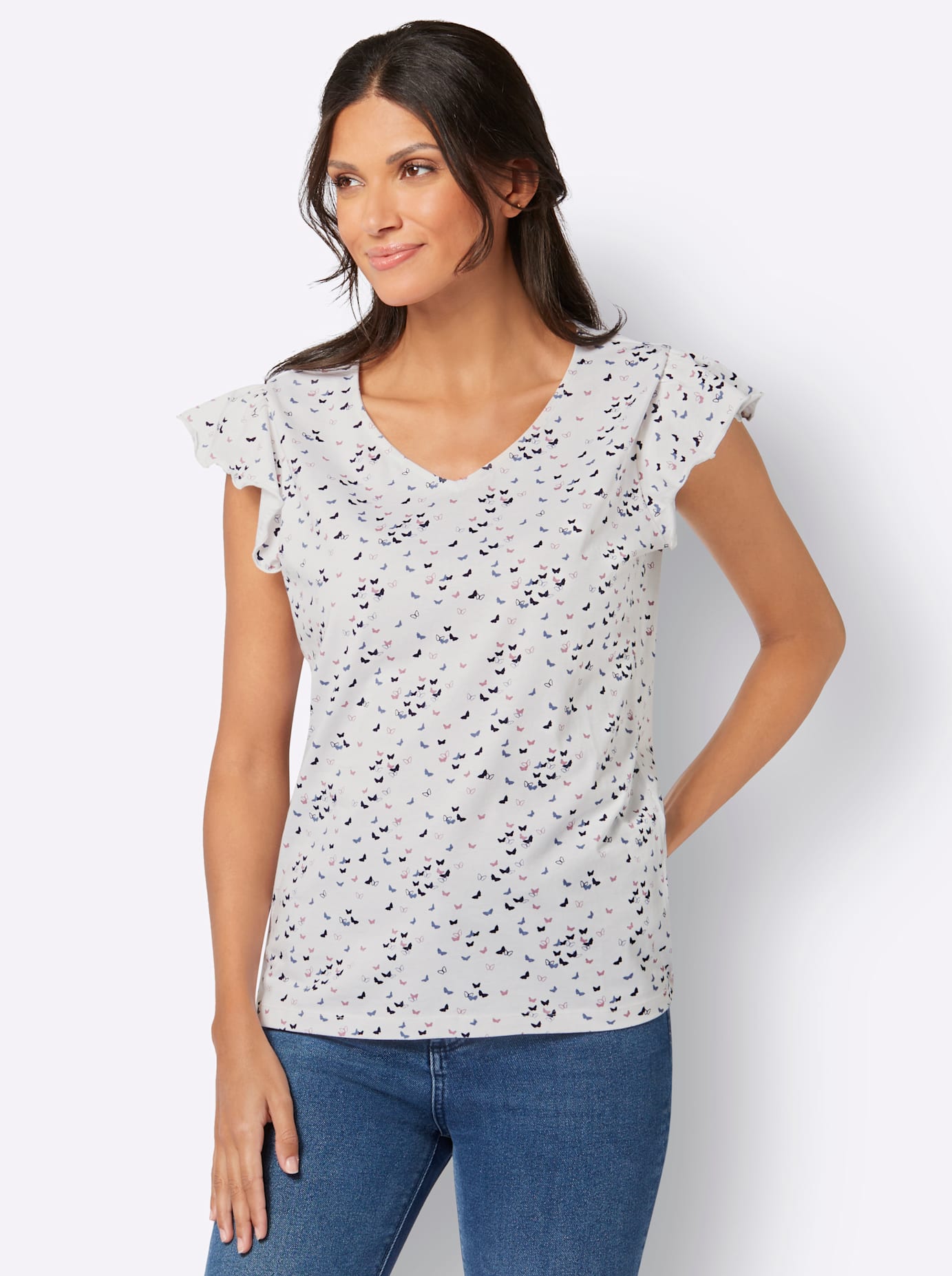 Classic Basics V-Shirt »Kurzarm-Shirt«, (1 tlg.) von Classic Basics