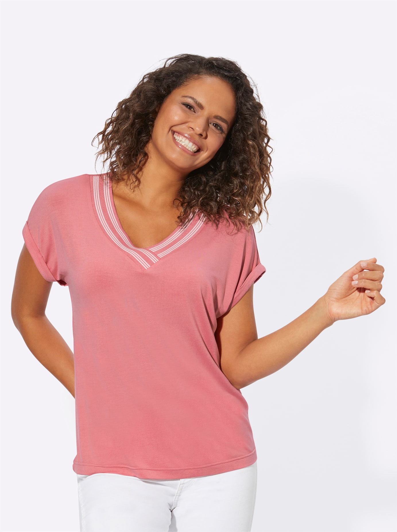 Classic Basics V-Shirt »Shirt«, (1 tlg.) von Classic Basics