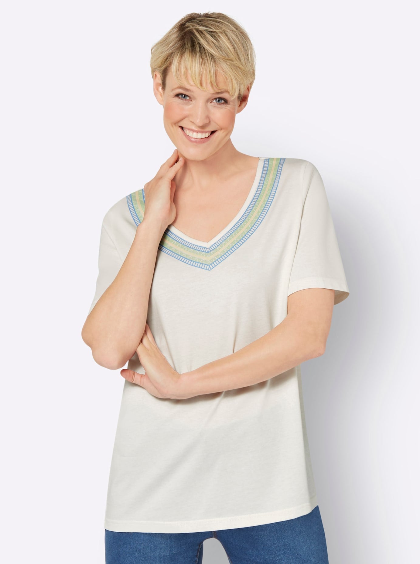 Classic Basics V-Shirt »V-Shirt«, (1 tlg.) Classic Basics V-Shirt »V-Shirt«, (1 tlg.) von Classic Basics