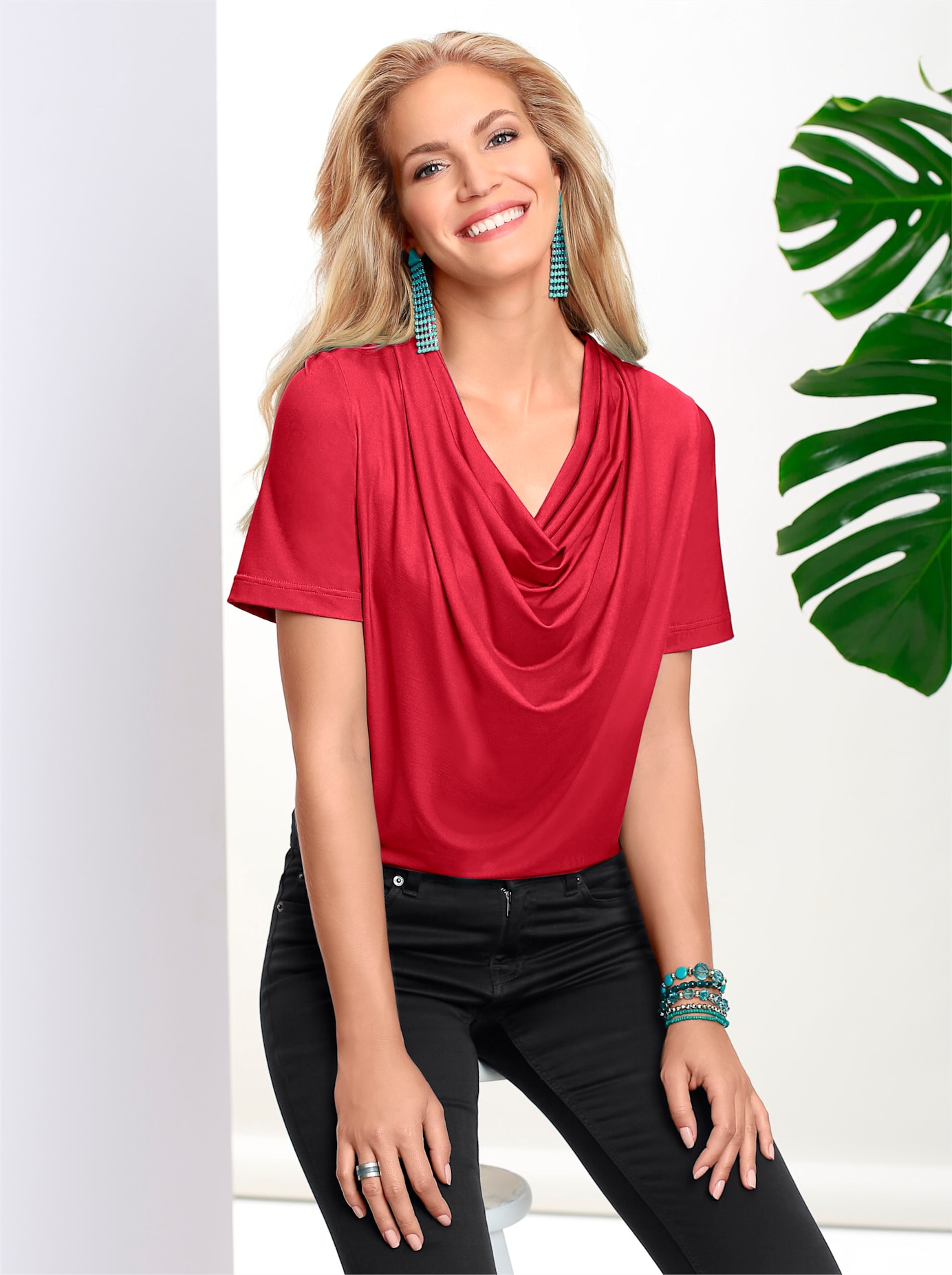 Classic Basics Wasserfallshirt »Shirt«, (1 tlg.) von Classic Basics