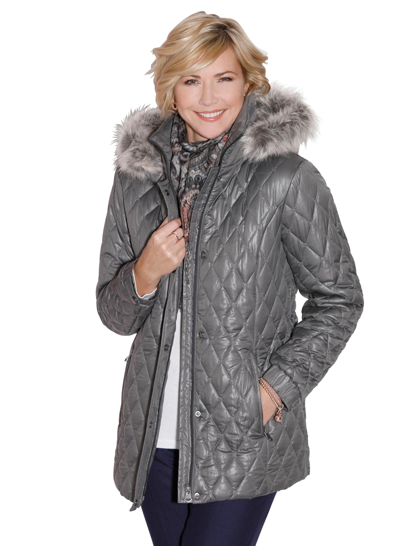 Classic Winterjacke, mit Kapuze von Classic