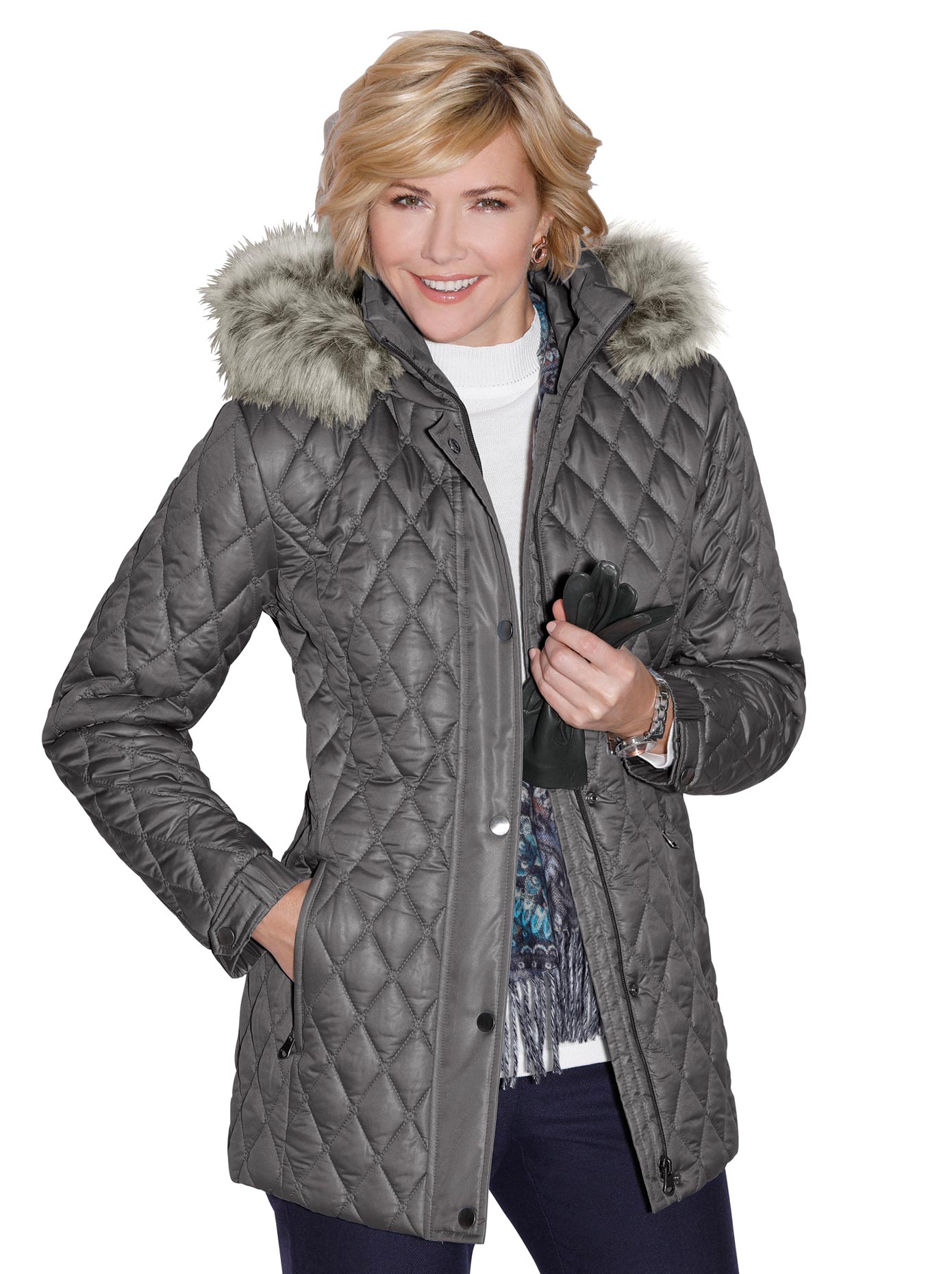 Classic Winterjacke, mit Kapuze von Classic