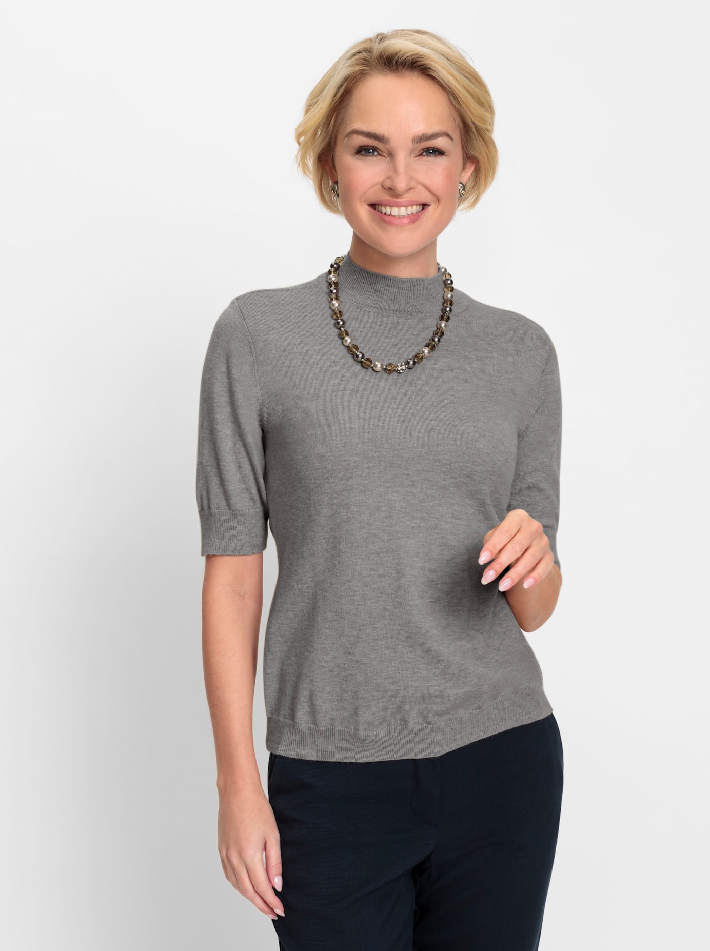 Classic Kurzarmpullover »Pullover« von Classic