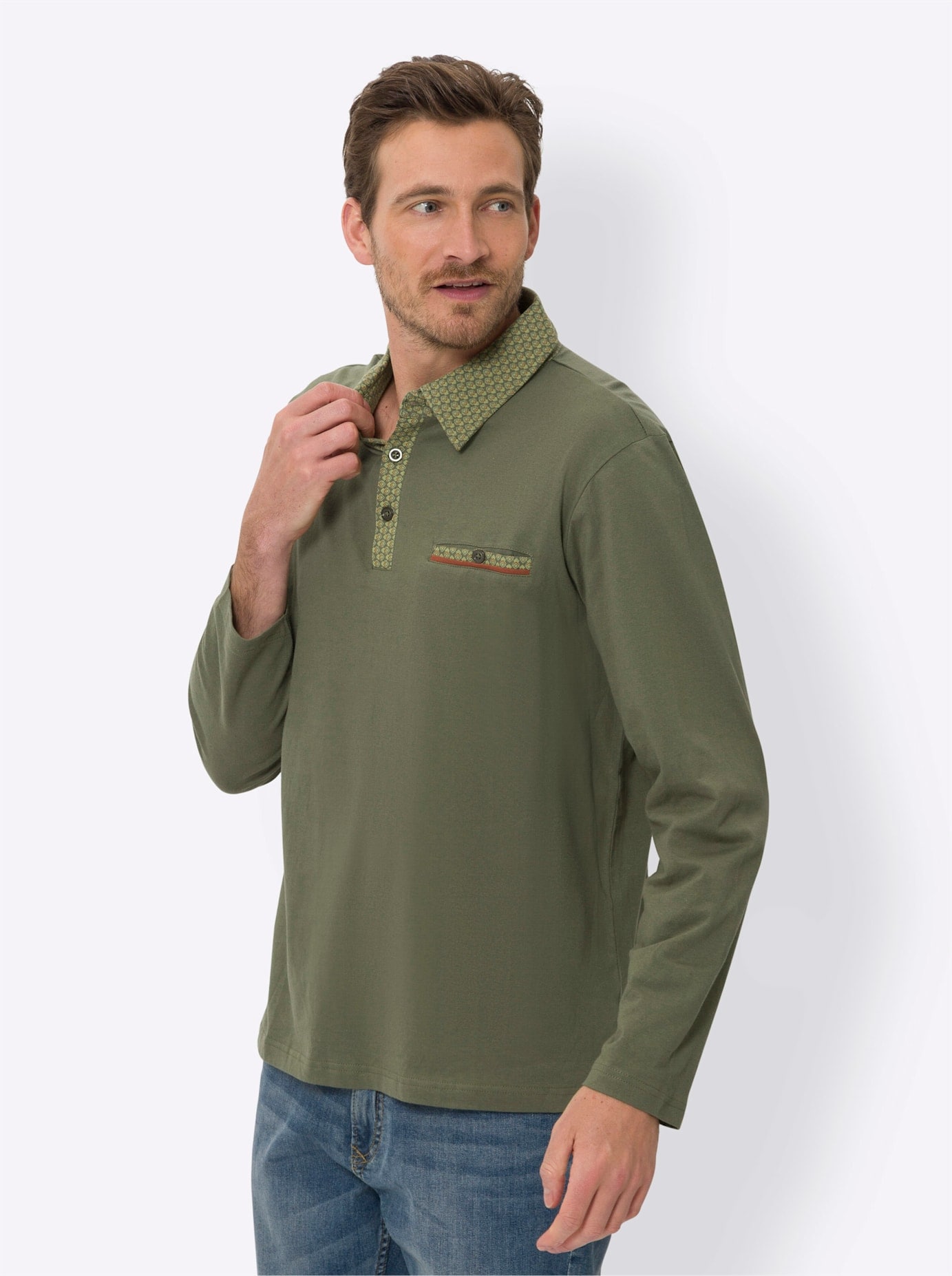 Classic Poloshirt »Langarm-Poloshirt«, (1 tlg.) von Classic