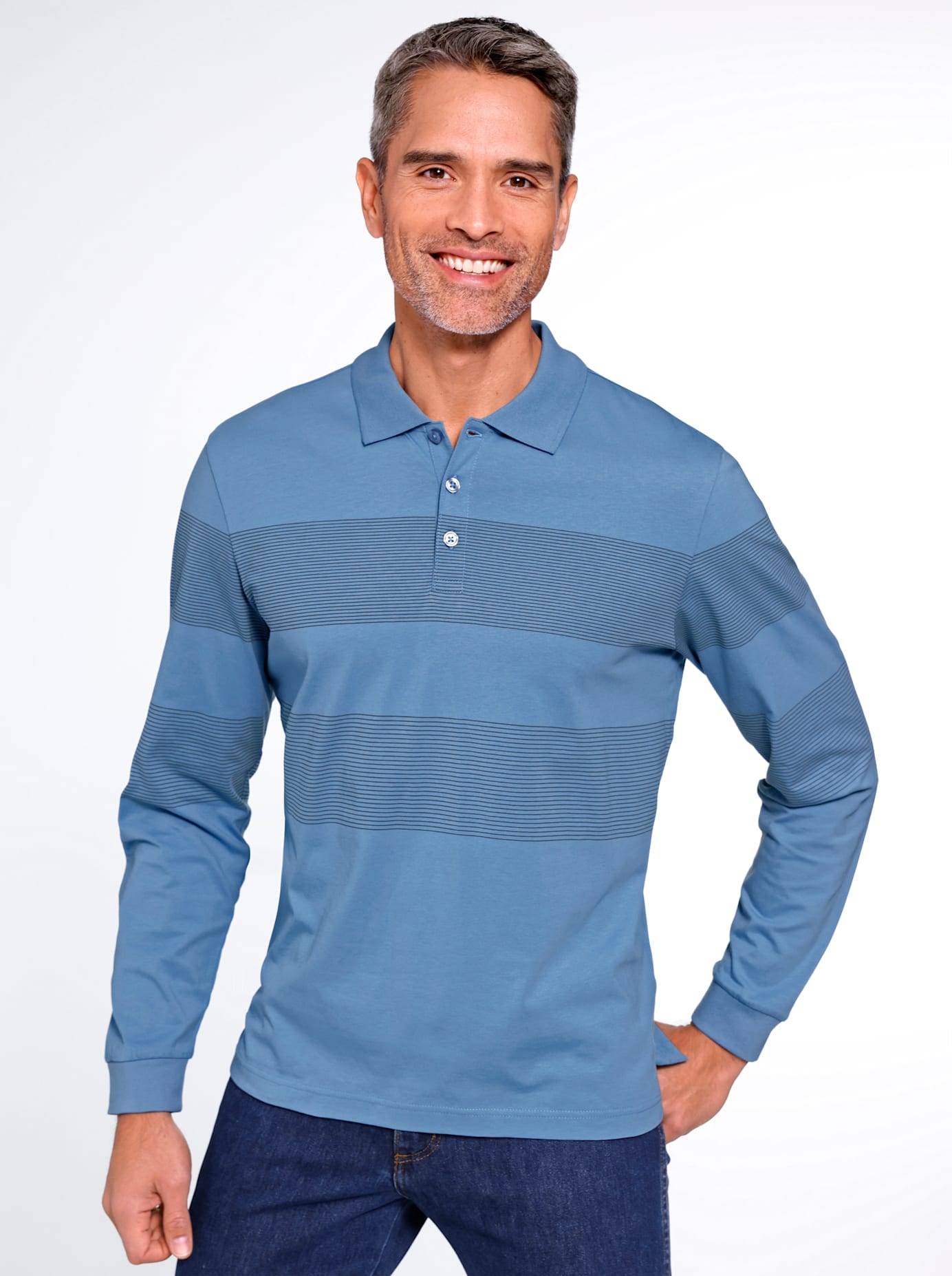 Classic Poloshirt »Langarm-Poloshirt«, (1 tlg.) von Classic