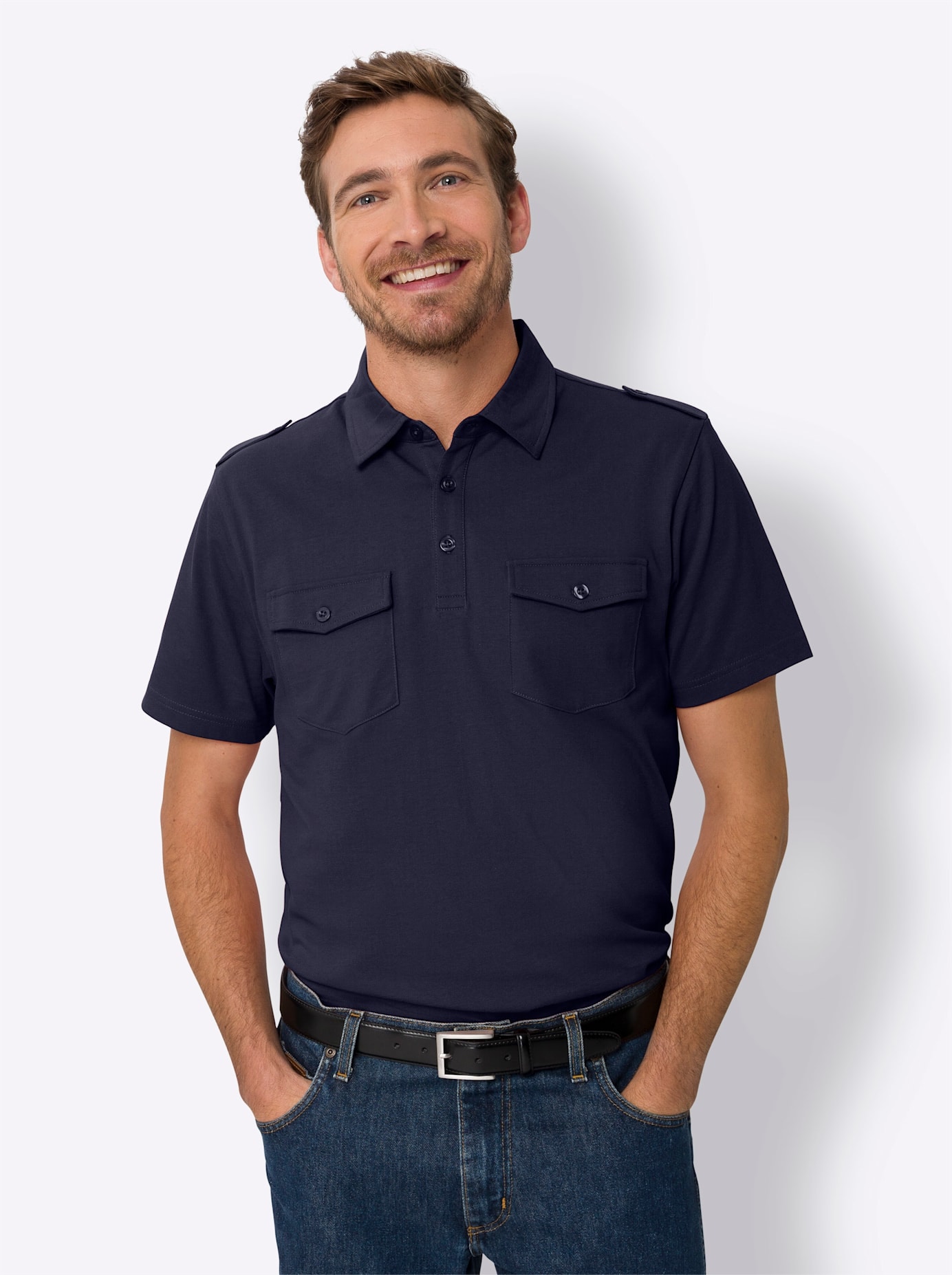 Classic Poloshirt »Poloshirt Halbarm«, (1 tlg.) von Classic