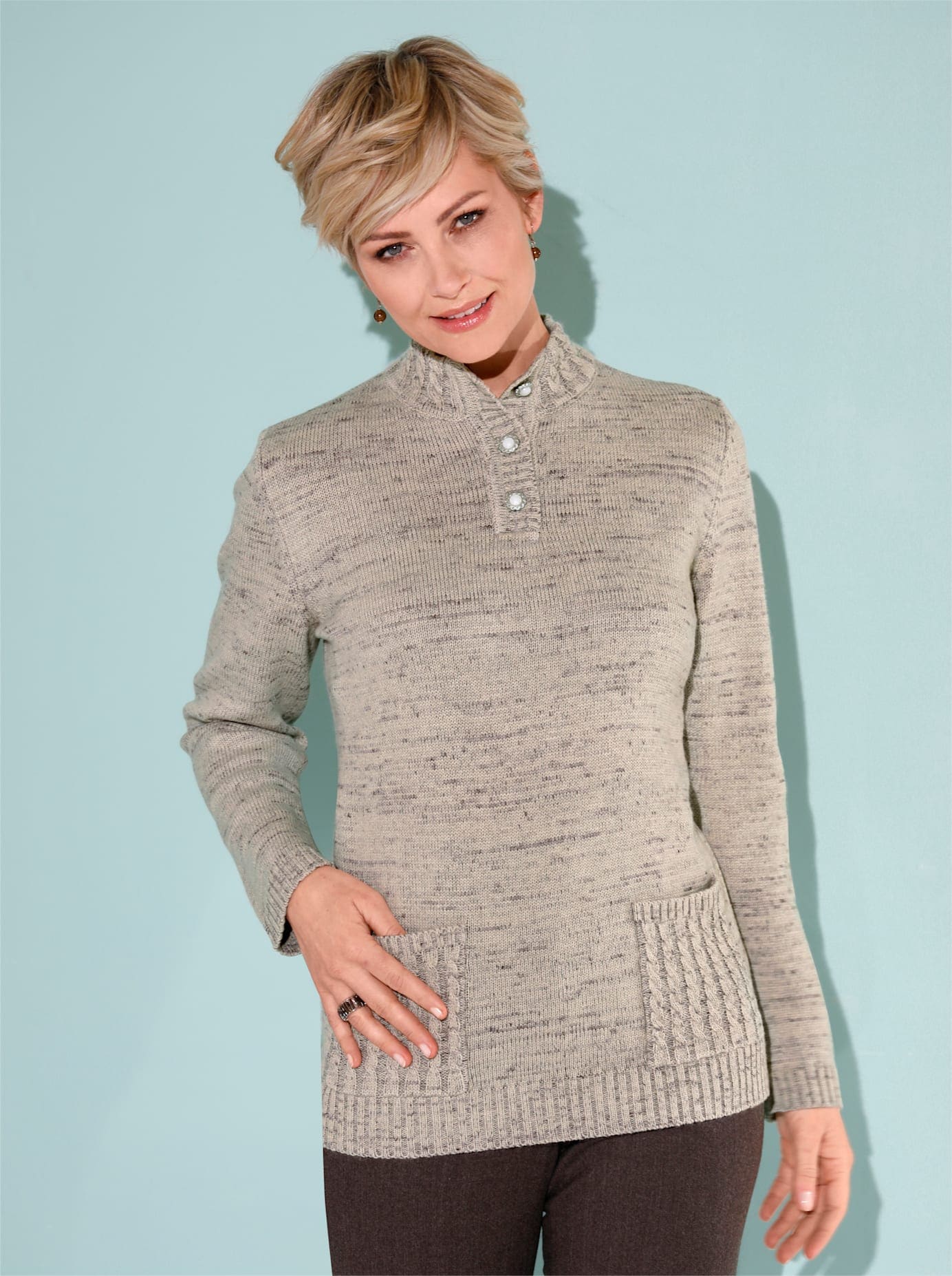 Classic Stehkragenpullover »Pullover« von Classic