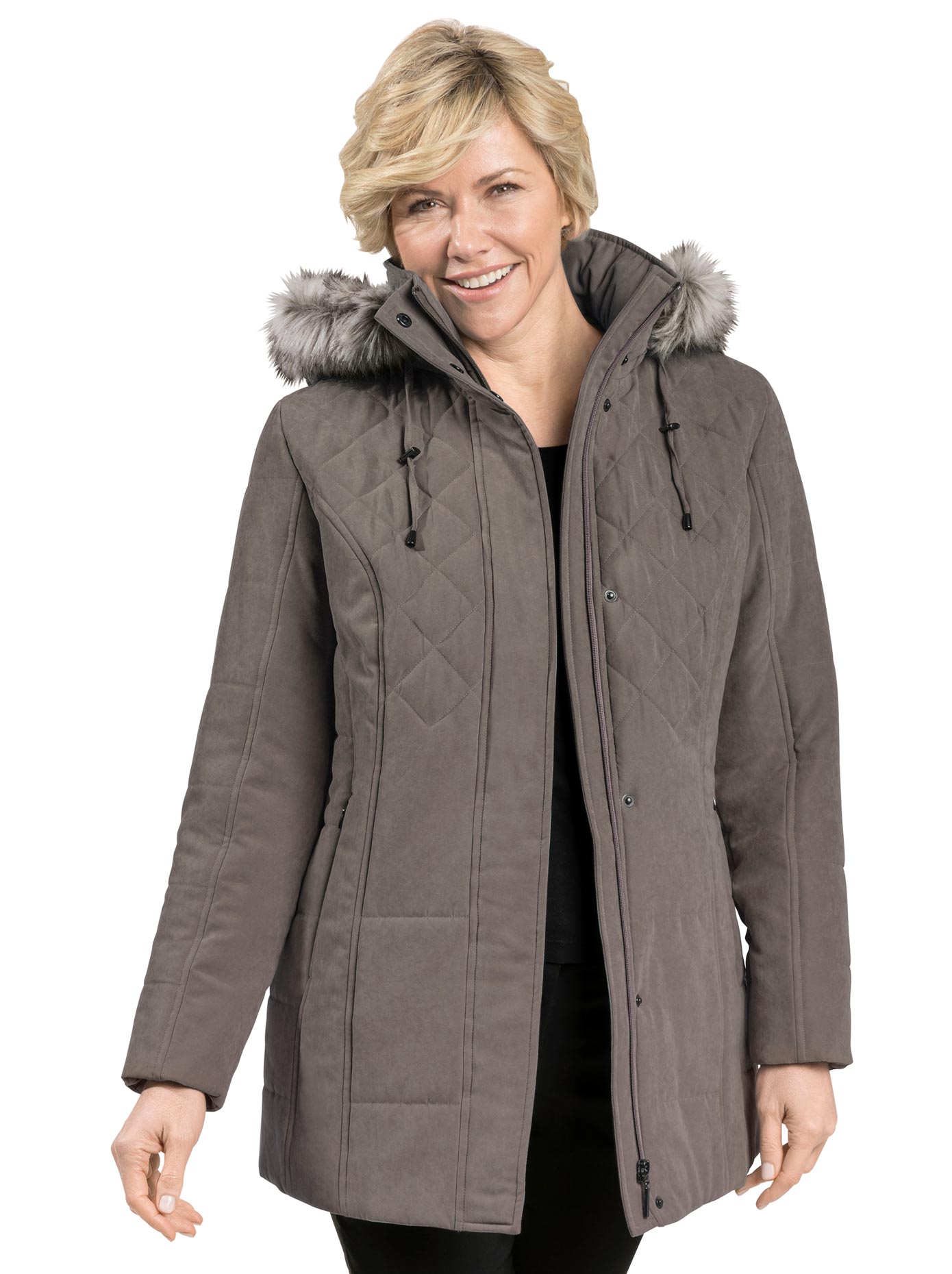 Classic Steppjacke, mit Kapuze von Classic