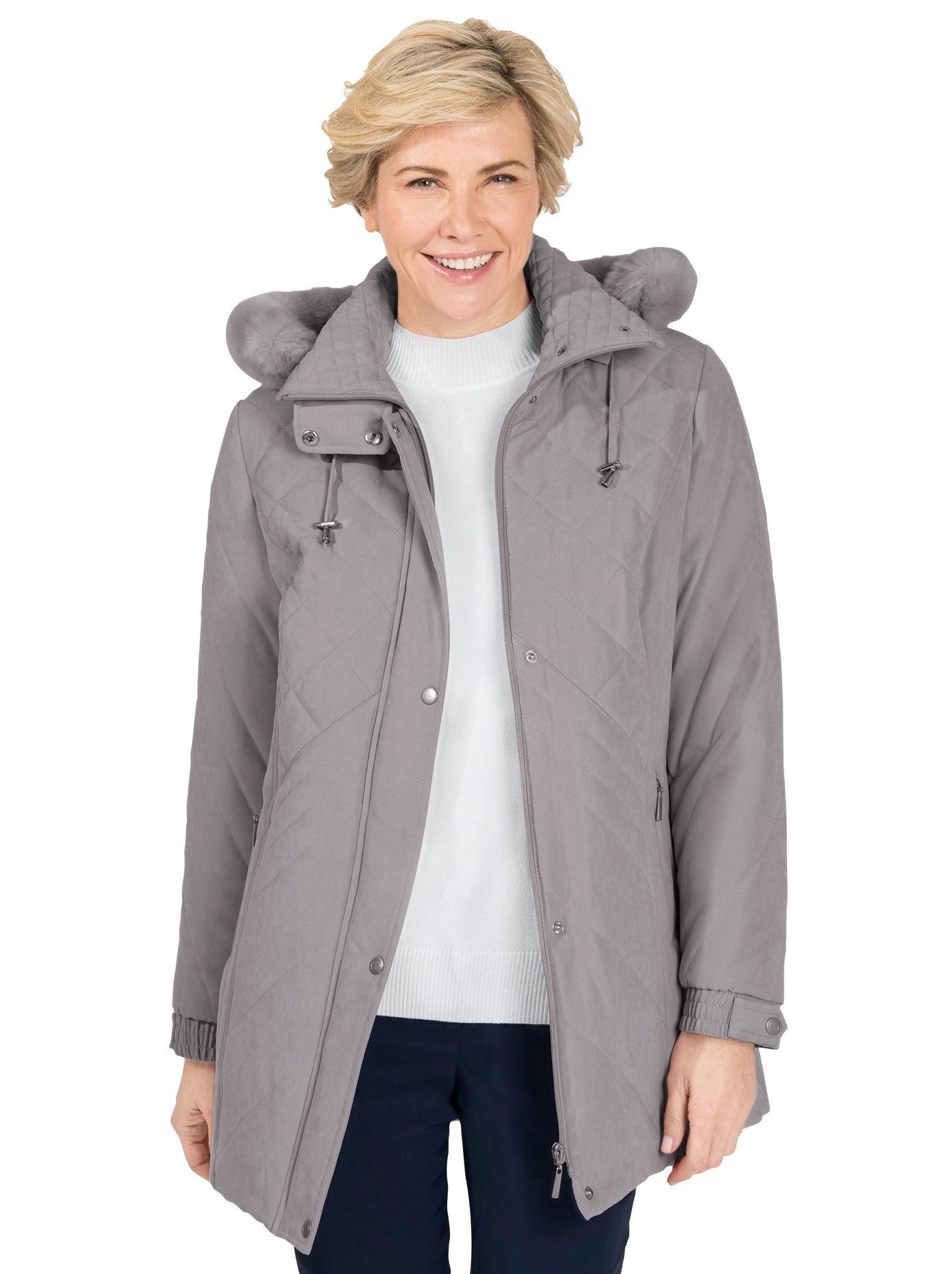 Classic Steppjacke, mit Kapuze von Classic