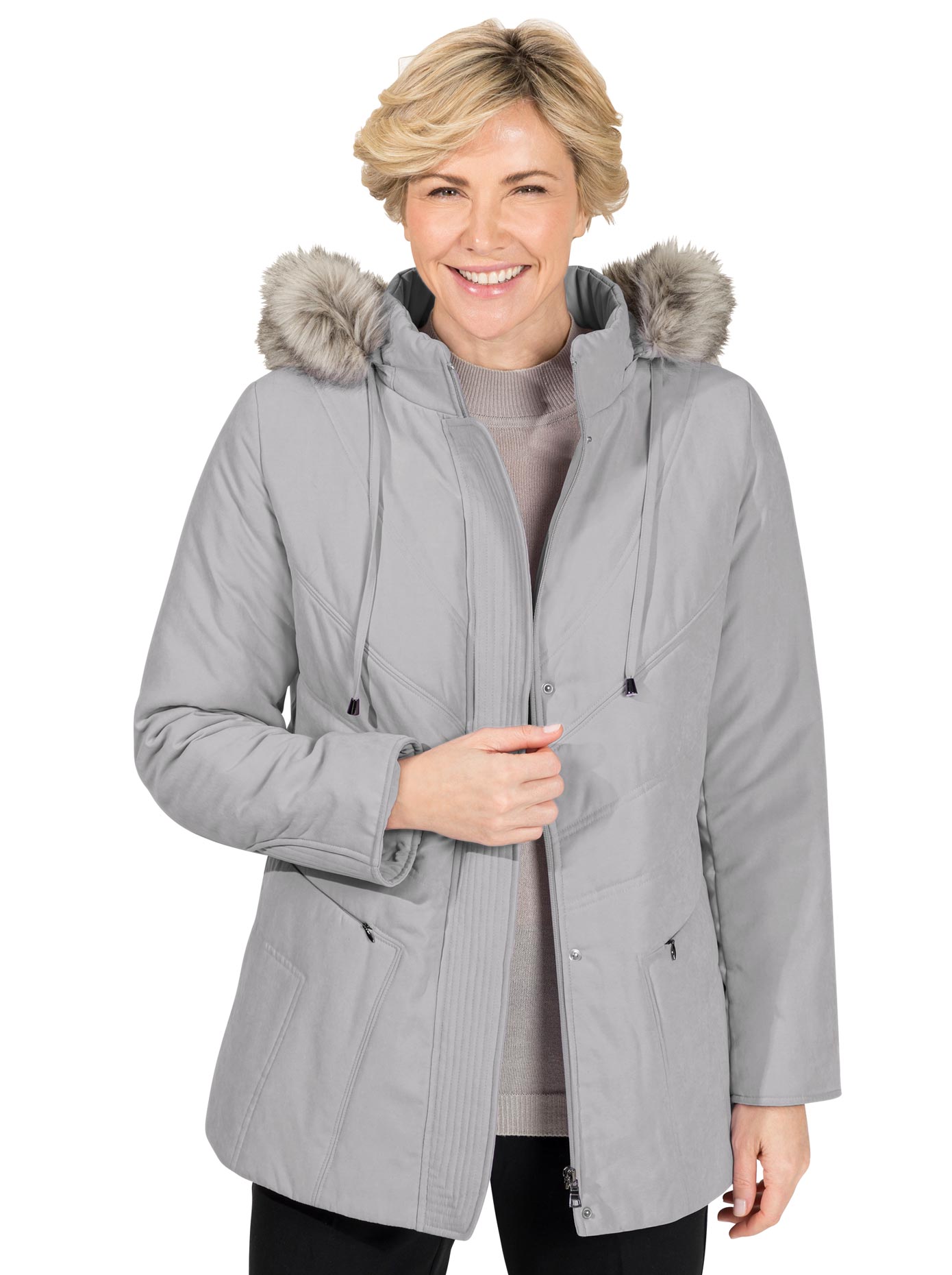 Classic Steppjacke, mit Kapuze von Classic