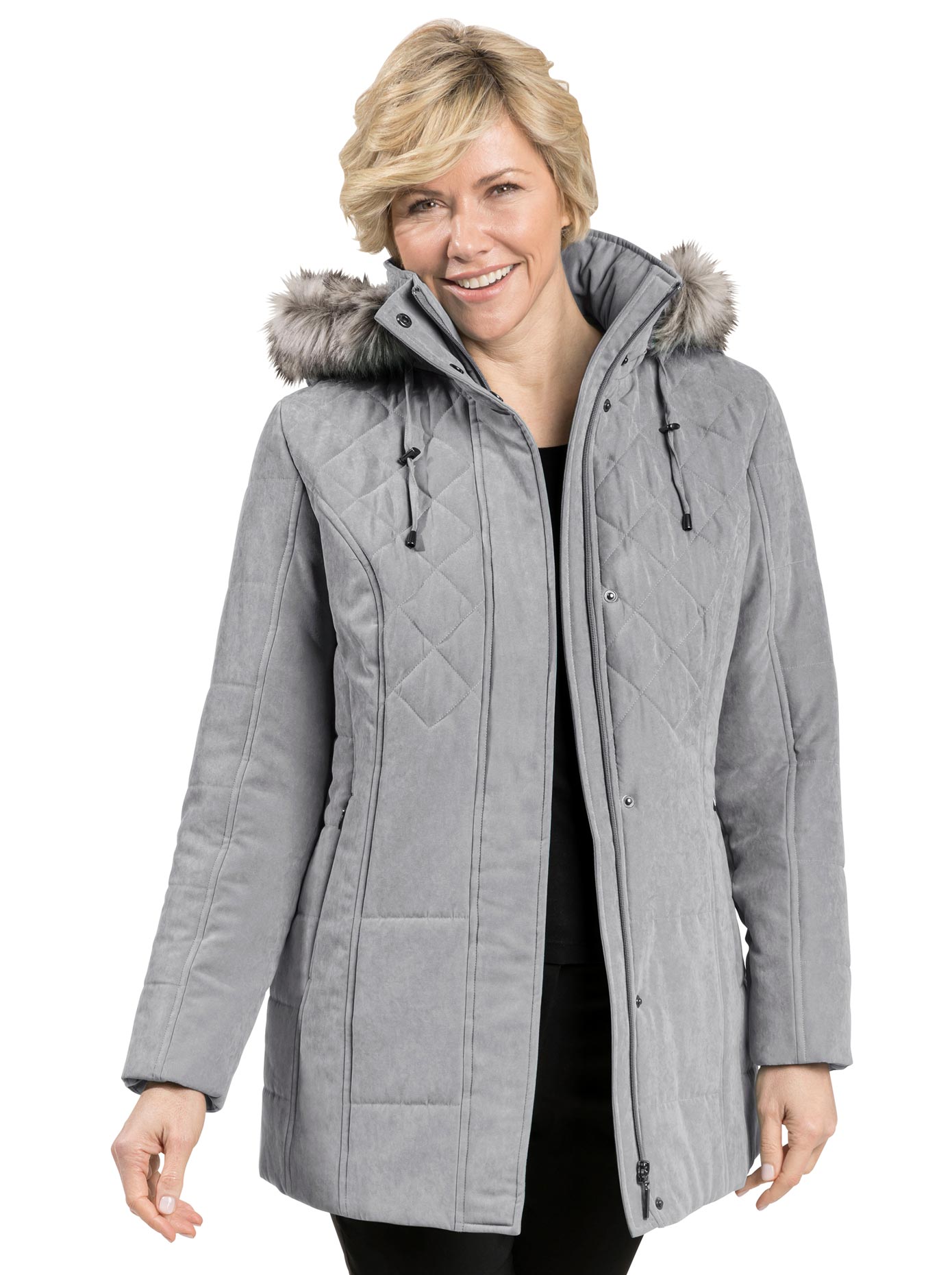 Classic Steppjacke, mit Kapuze von Classic