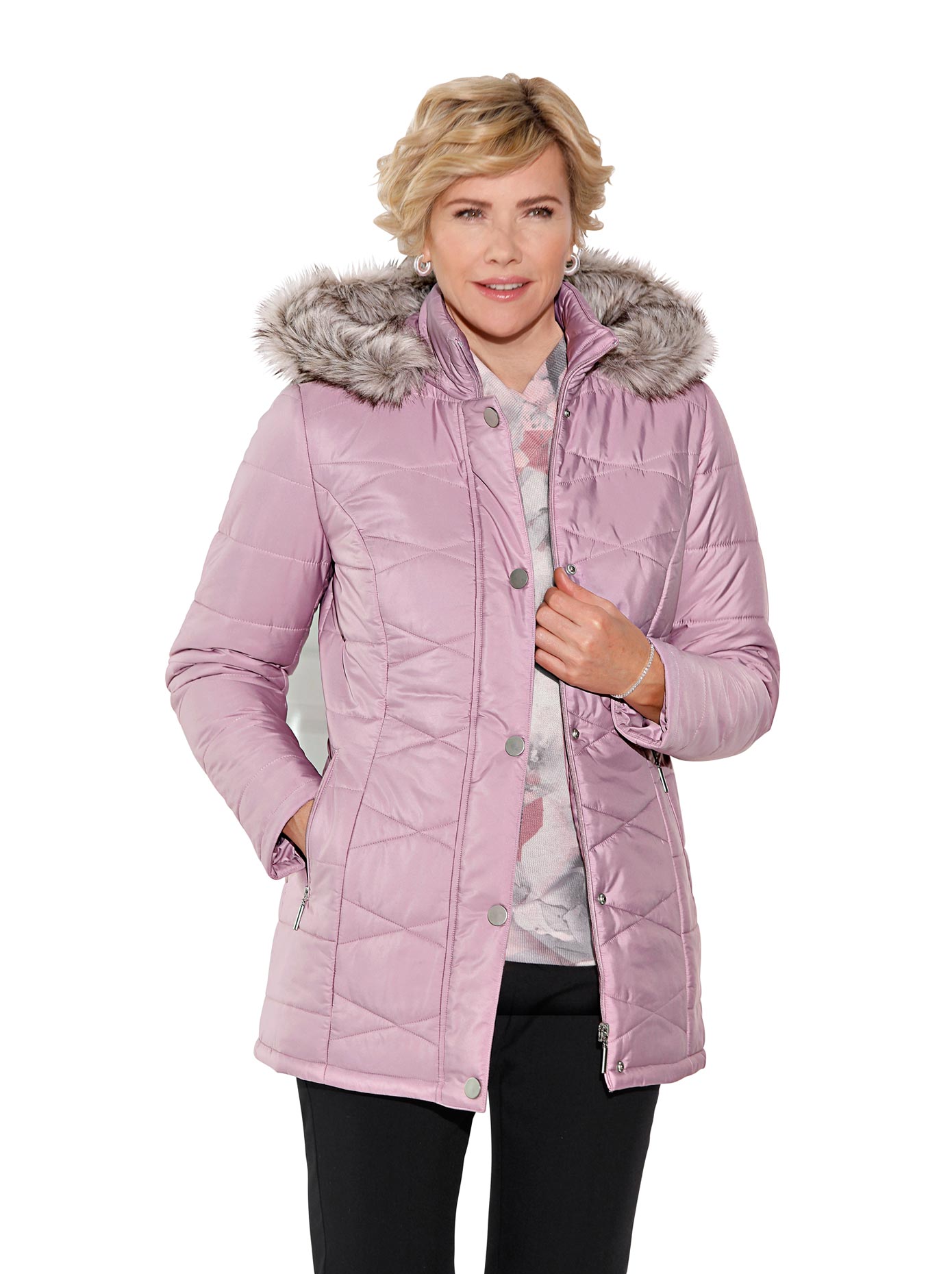 Classic Steppjacke, mit Kapuze von Classic