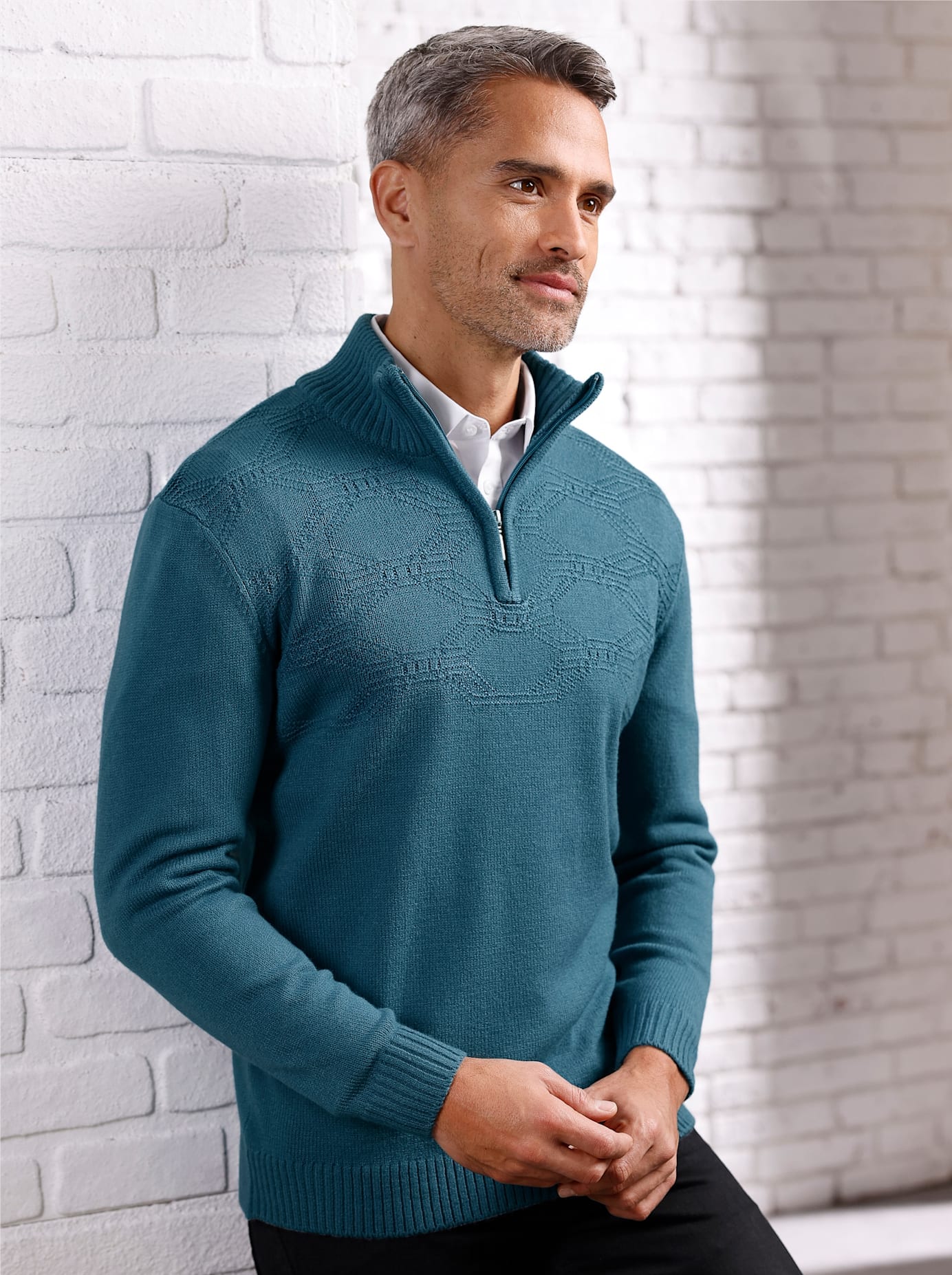 Classic Strickpullover »Stehkragen-Pullover« von Classic