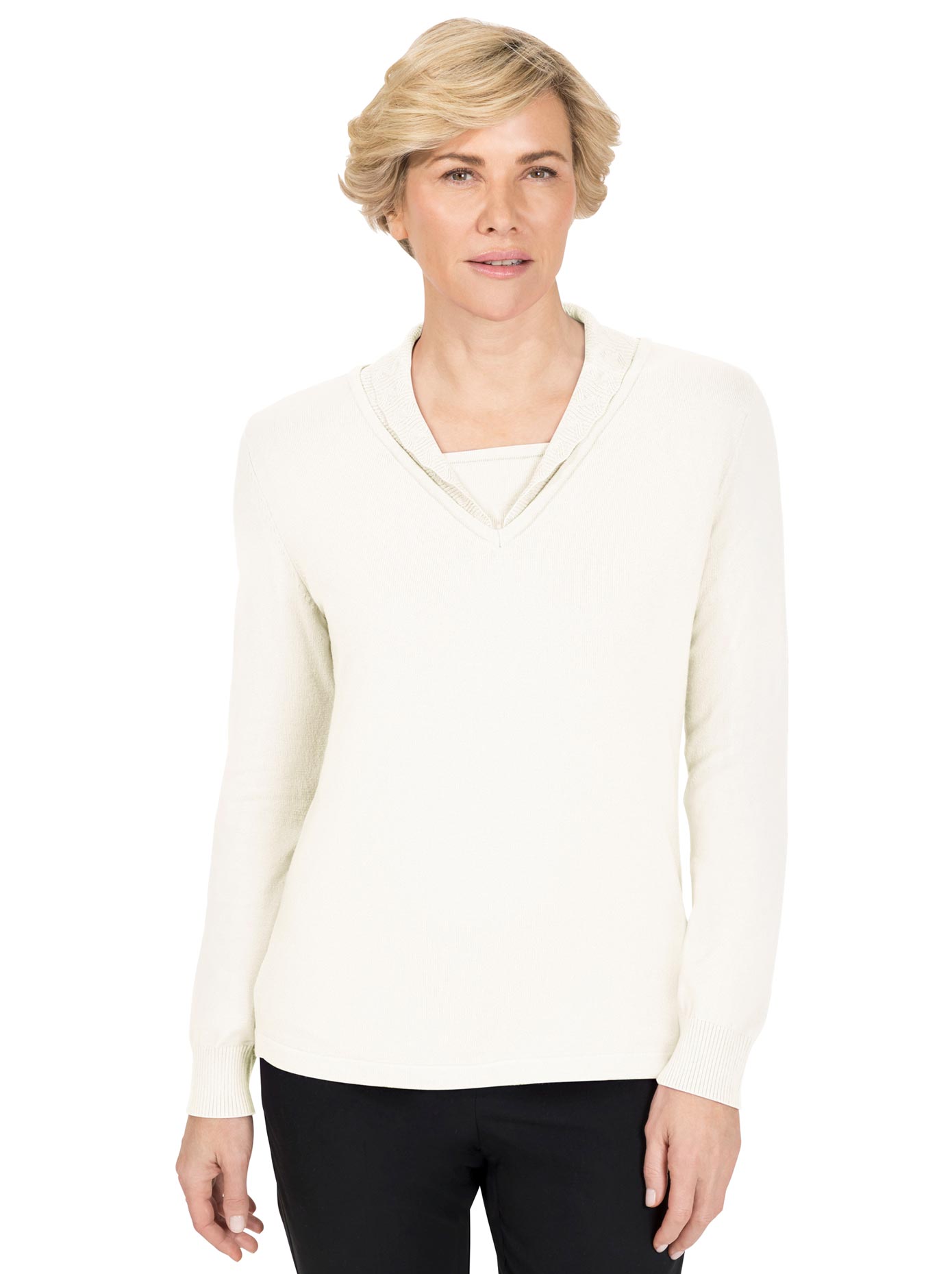 Classic V-Ausschnitt-Pullover »Pullover« von Classic