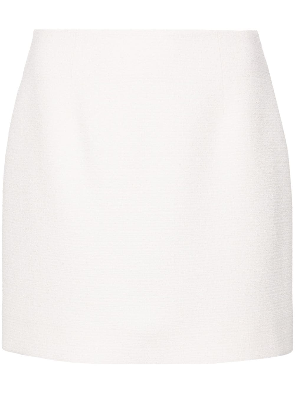 Claudie Pierlot A-line tweed miniskirt - White von Claudie Pierlot