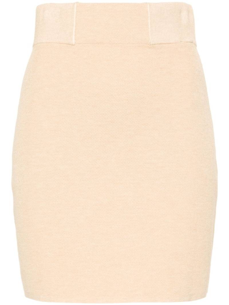 Claudie Pierlot Maniabis knitted skirt - Neutrals von Claudie Pierlot