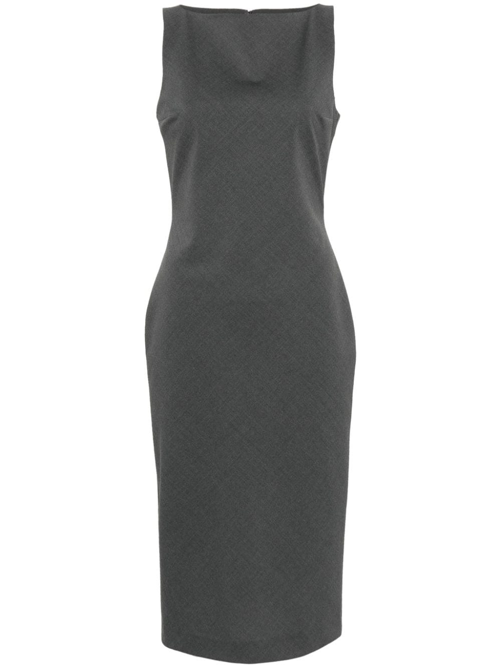 Claudie Pierlot boat-neck midi dress - Grey von Claudie Pierlot