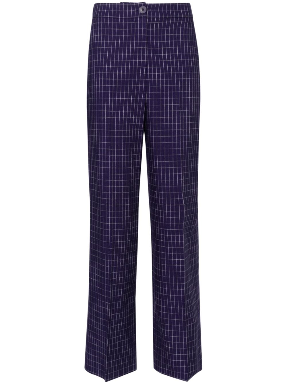 Claudie Pierlot checked tailored trousers - Blue von Claudie Pierlot