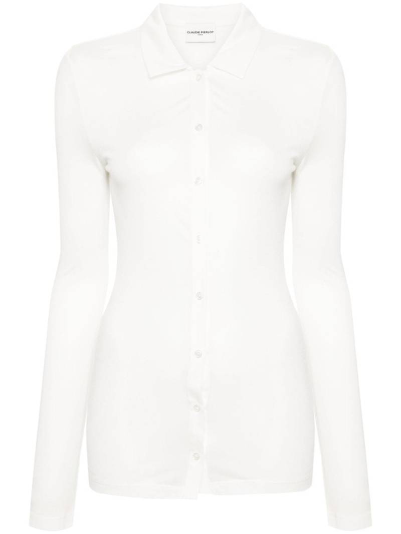 Claudie Pierlot classic-collar buttoned shirt - White von Claudie Pierlot