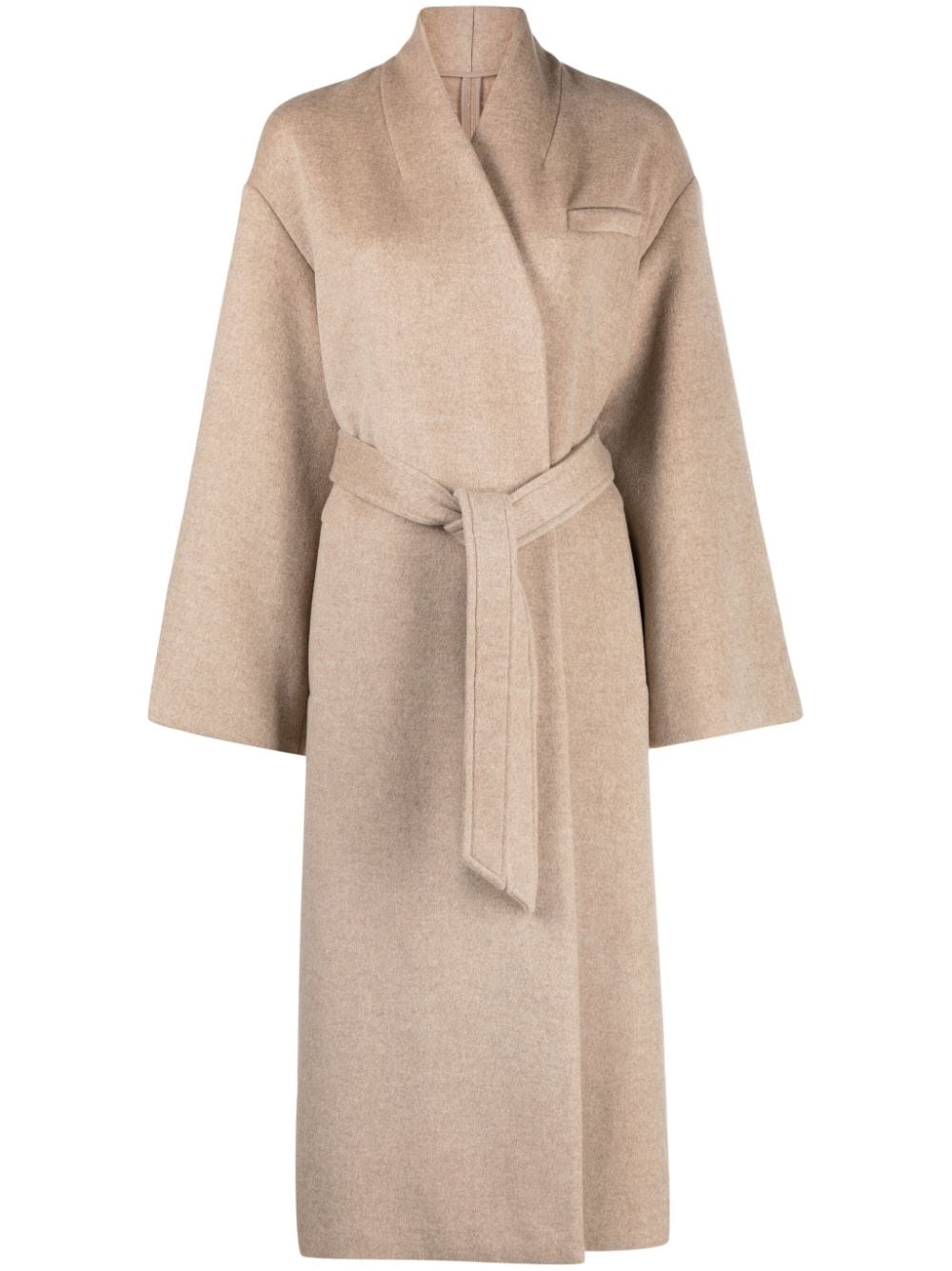 Claudie Pierlot felted-finish double-breasted coat - Neutrals von Claudie Pierlot