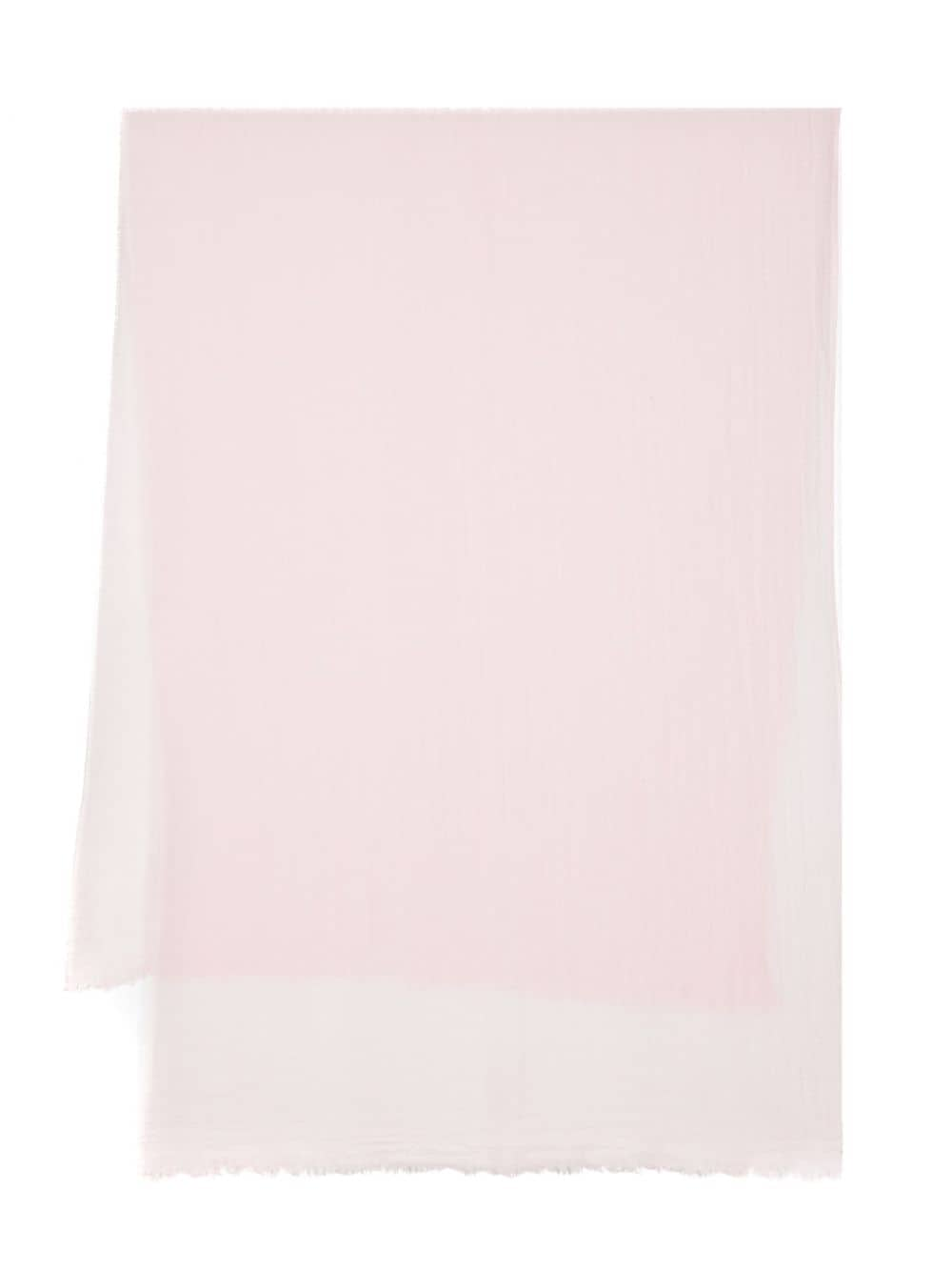 Claudie Pierlot frayed cheesecloth scarf - Pink von Claudie Pierlot