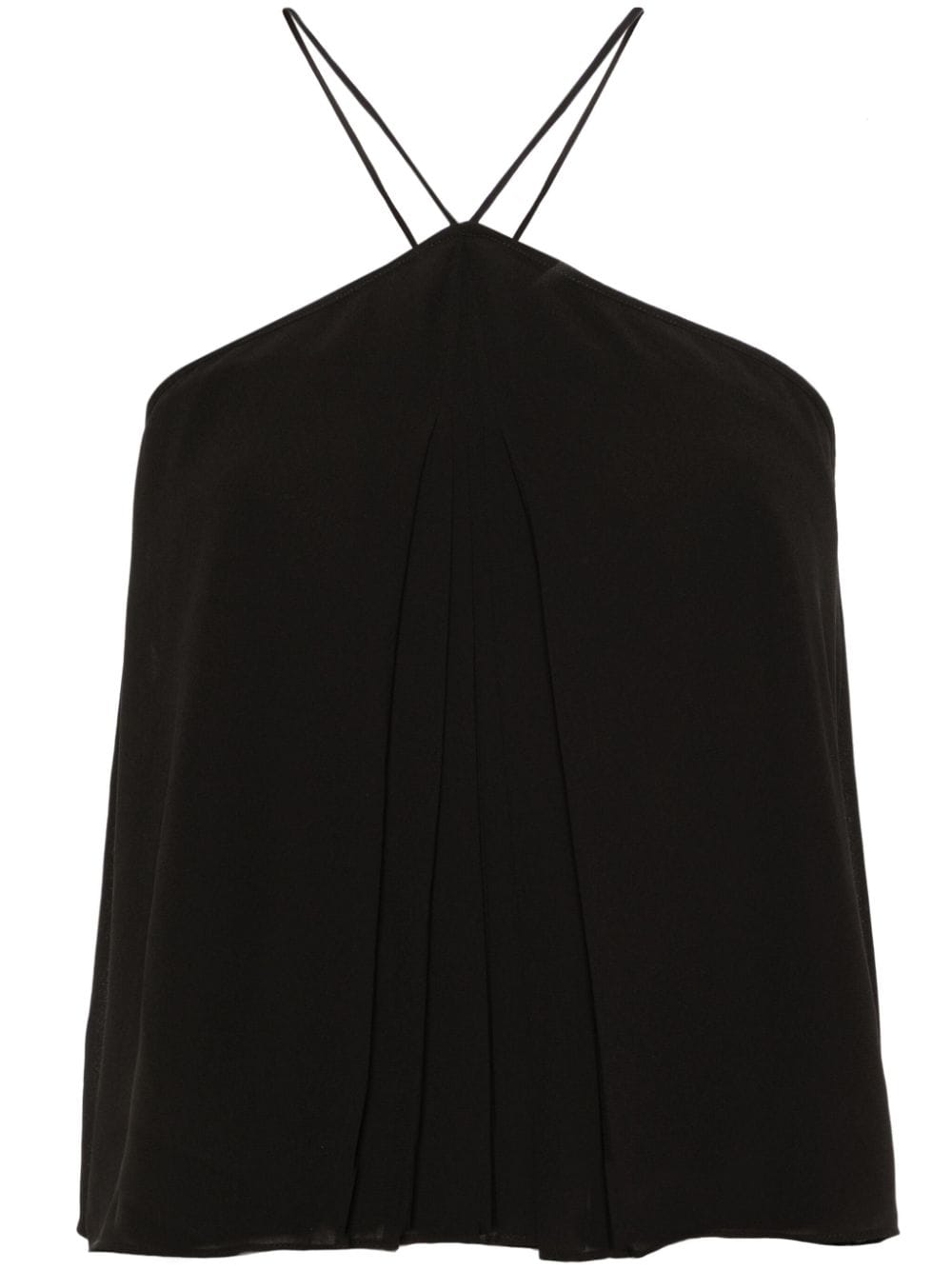 Claudie Pierlot halterneck crepe top - Black von Claudie Pierlot